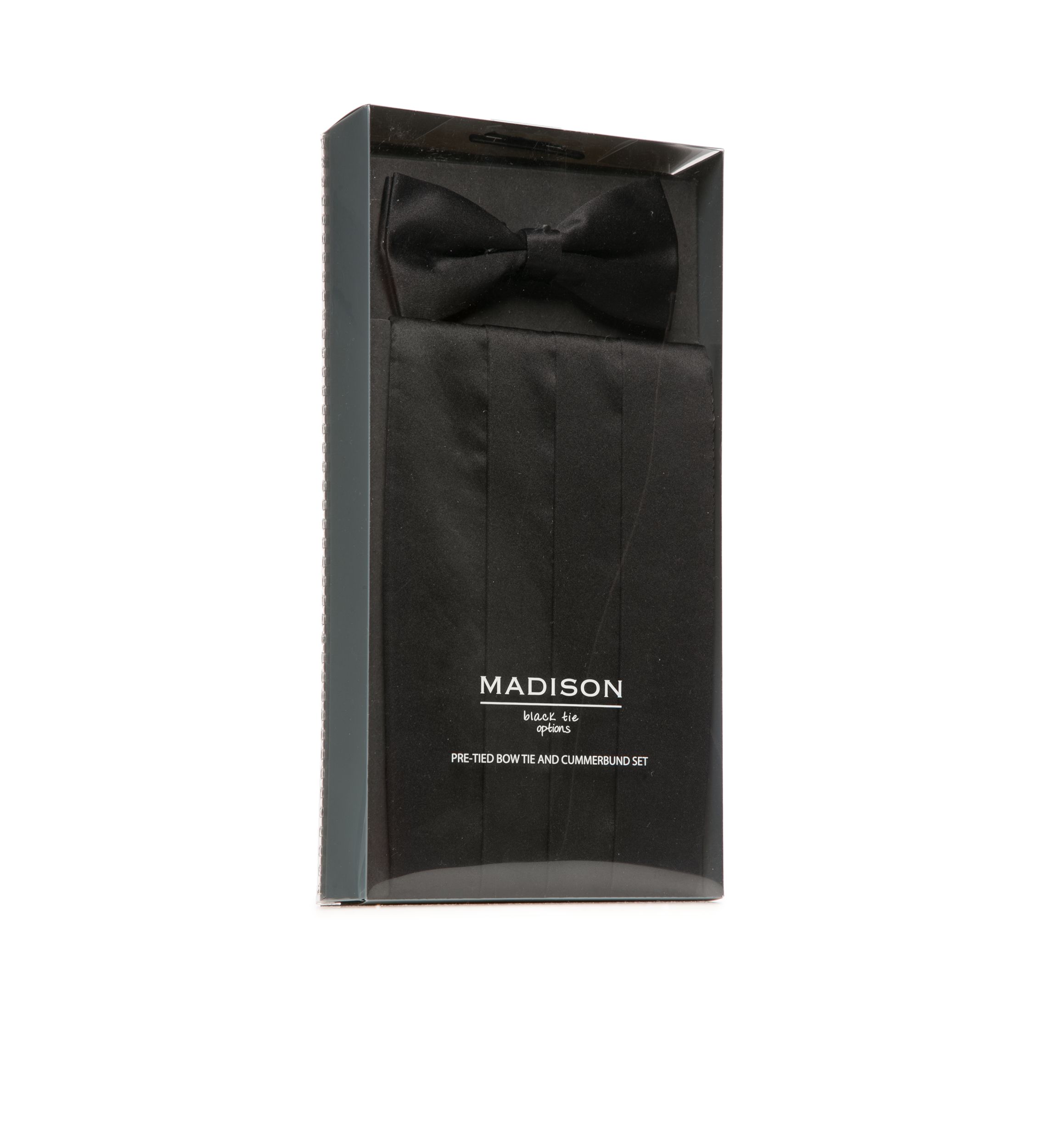Pre-Tied Cummerbund And Bow Tie Set