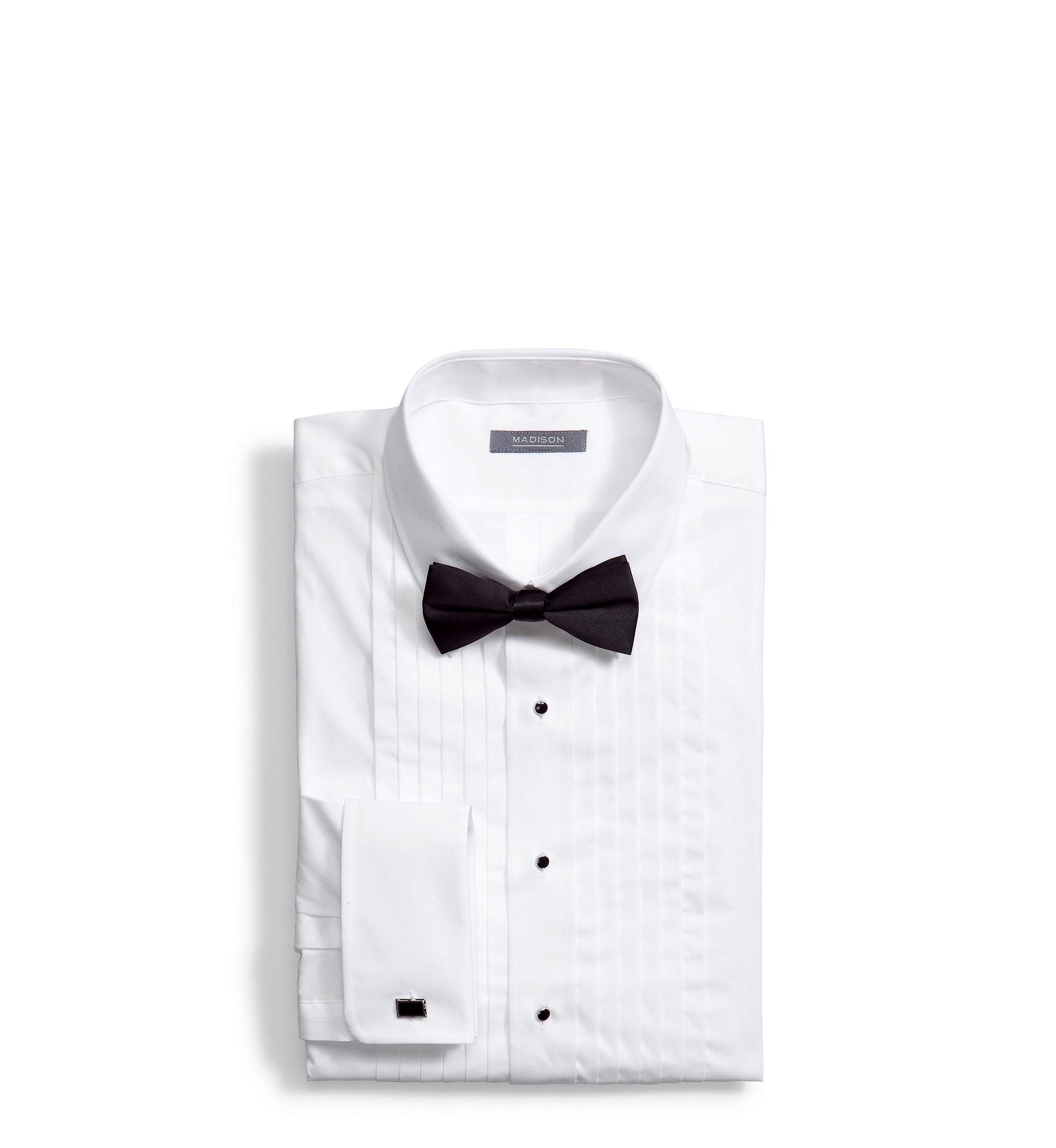 Classic Fit Formal Tuxedo Shirt and Tie Set