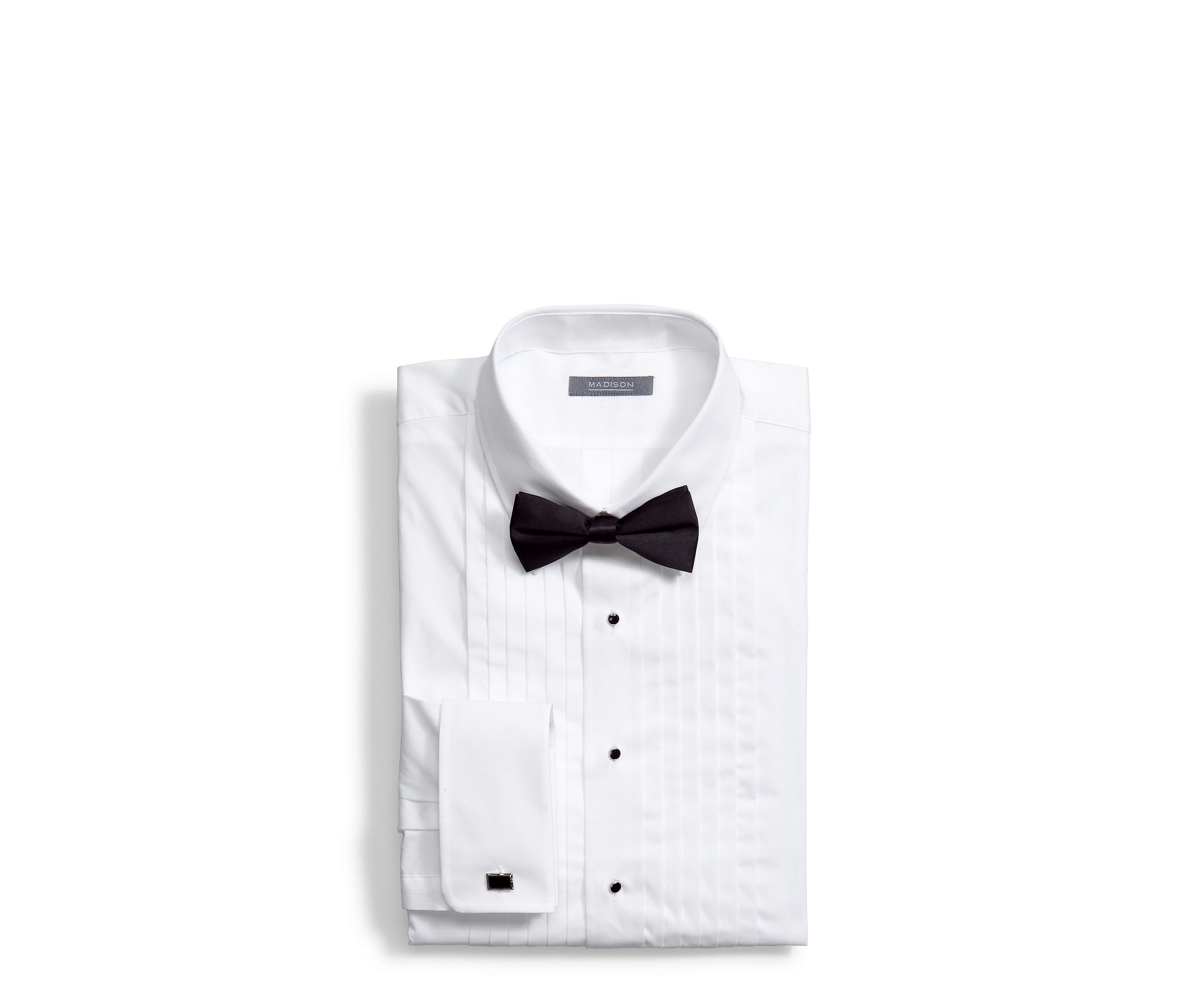 Classic Fit Formal Tuxedo Shirt and Tie Set