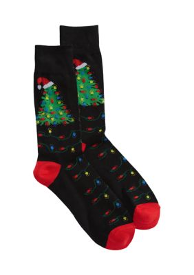 Legale Christmas Tree Crew Socks | belk