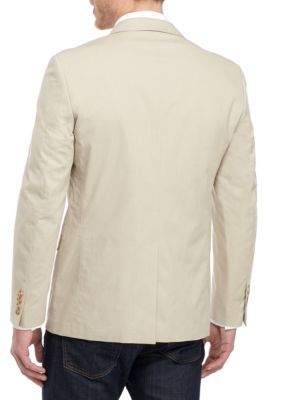 Saddlebred® Big & Tall Tan Chambray Sports Coat | belk