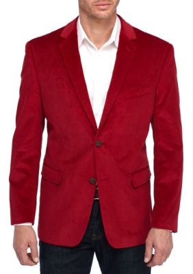 red sport coat outfit