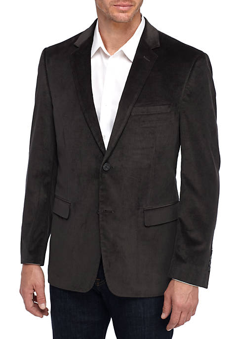 Saddlebred® Big & Tall Gray Corduroy Sport Coat | belk