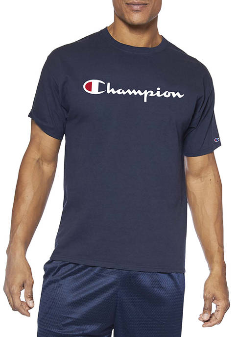 Champion® Big & Tall Script Logo Graphic T-Shirt