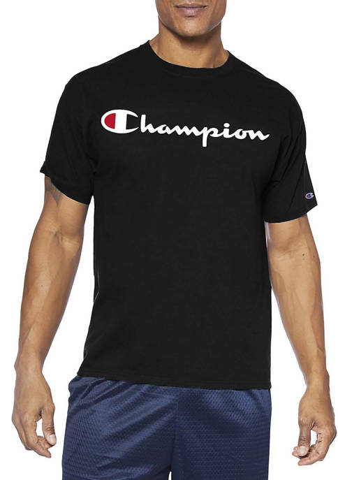 Champion® Big &amp; Tall Short Sleeve Logo Graphic