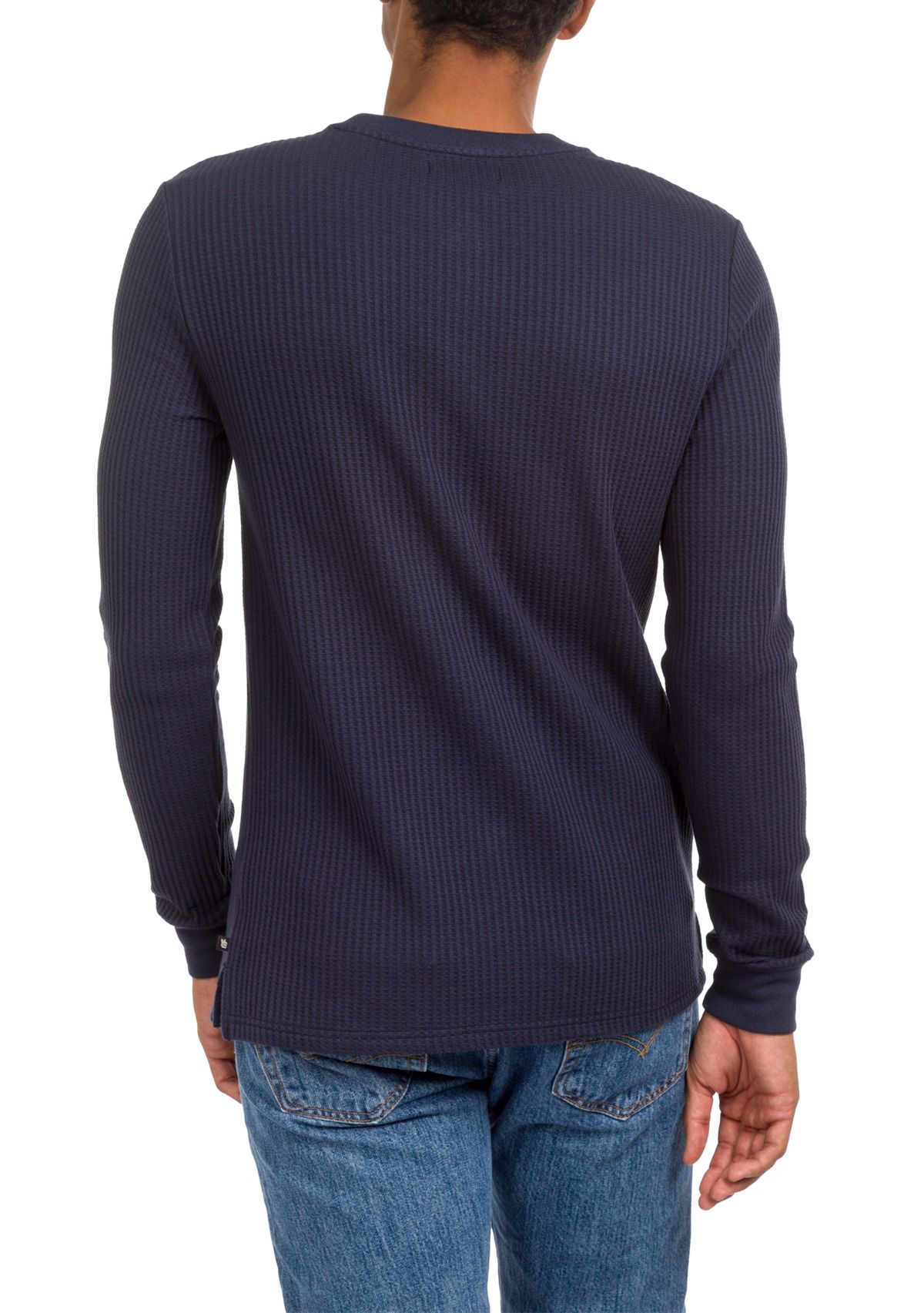 Outerspace Long Sleeve Henley Shirt