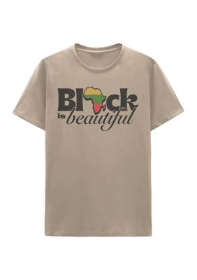 Black is Beautiful Short Sleeve Graphic T-Shirt