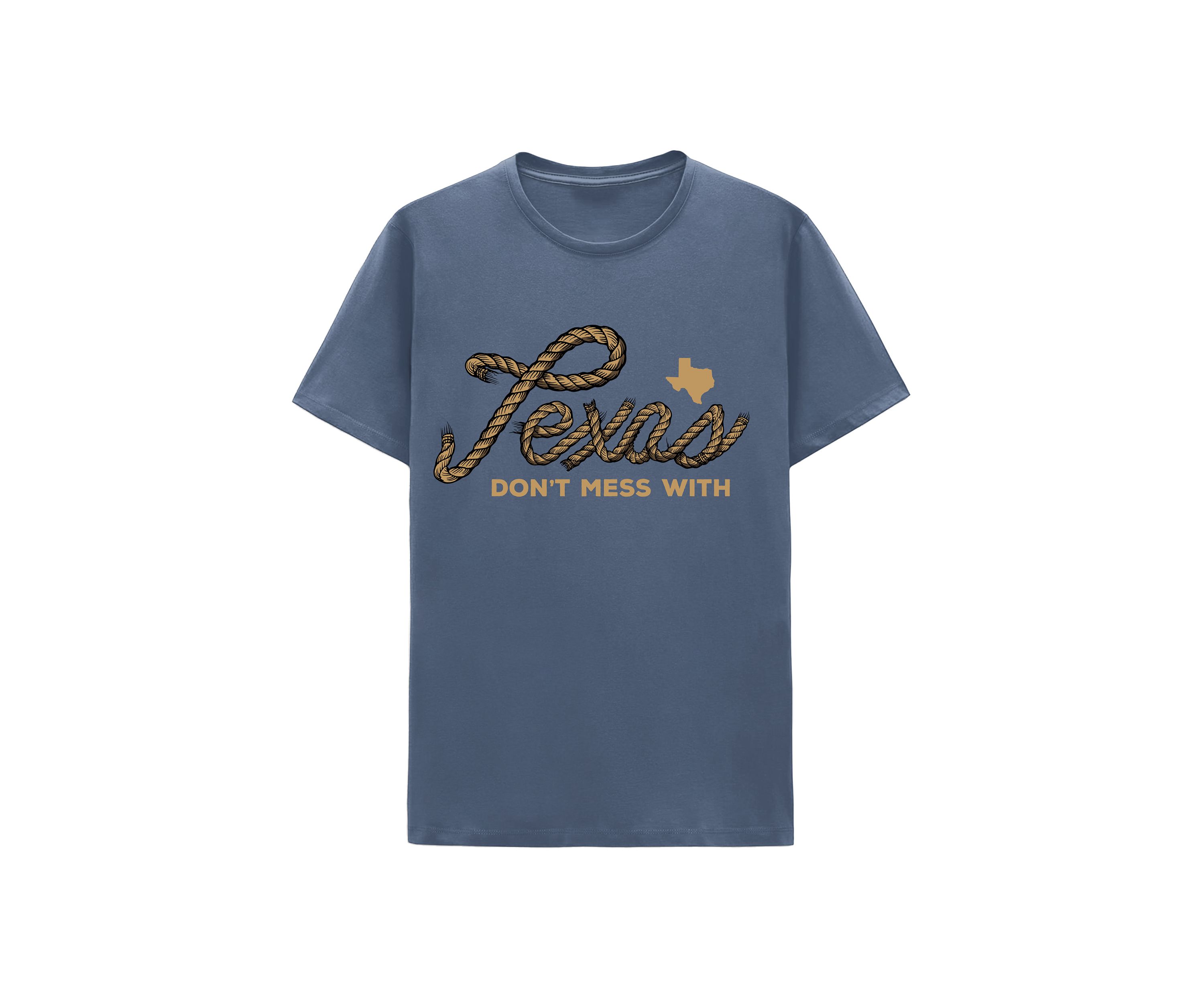 Mens Texas Snake Rope Graphic T-Shirt