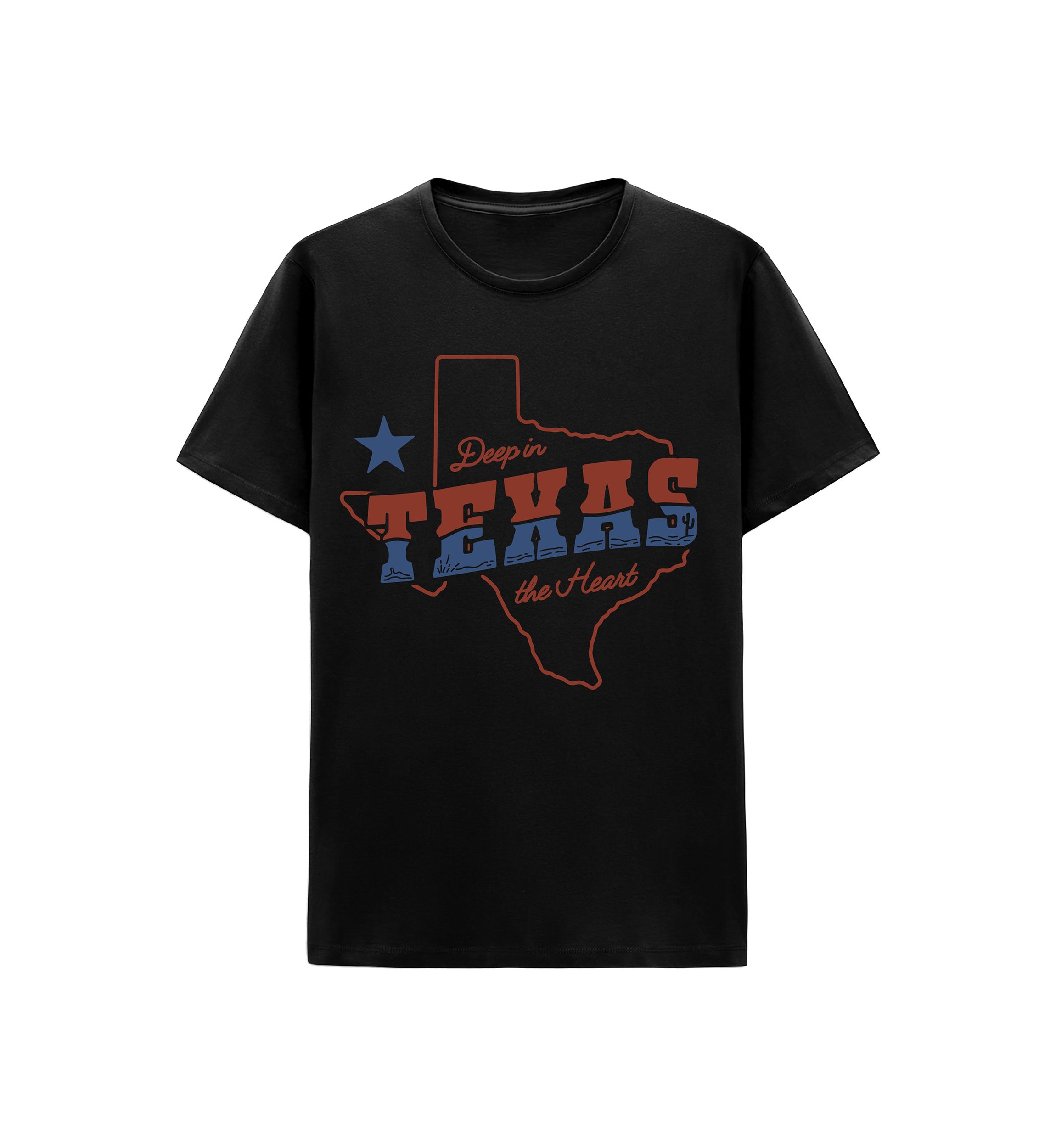 Mens Deep in the Heart Graphic T-Shirt