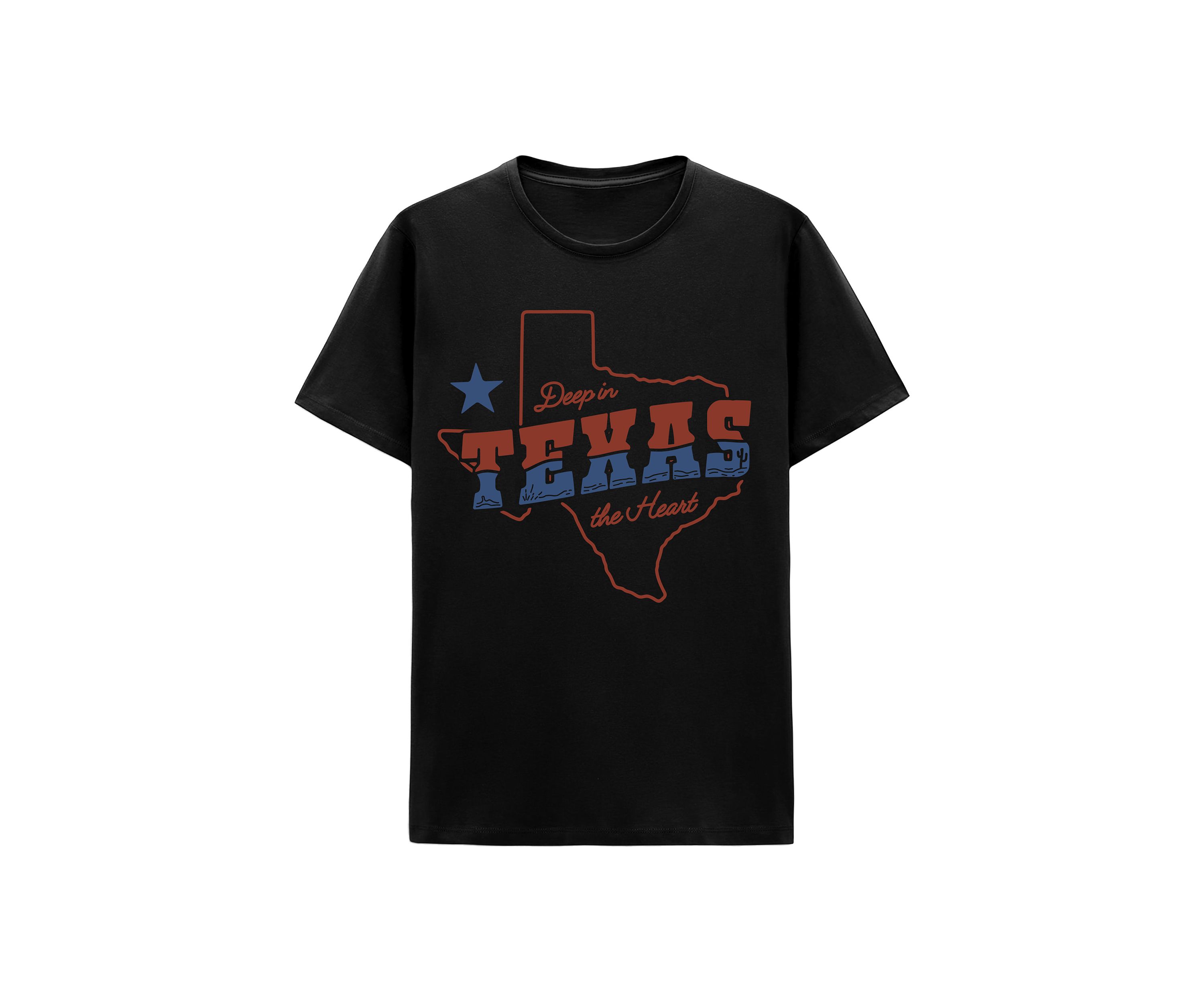 Mens Deep in the Heart Graphic T-Shirt