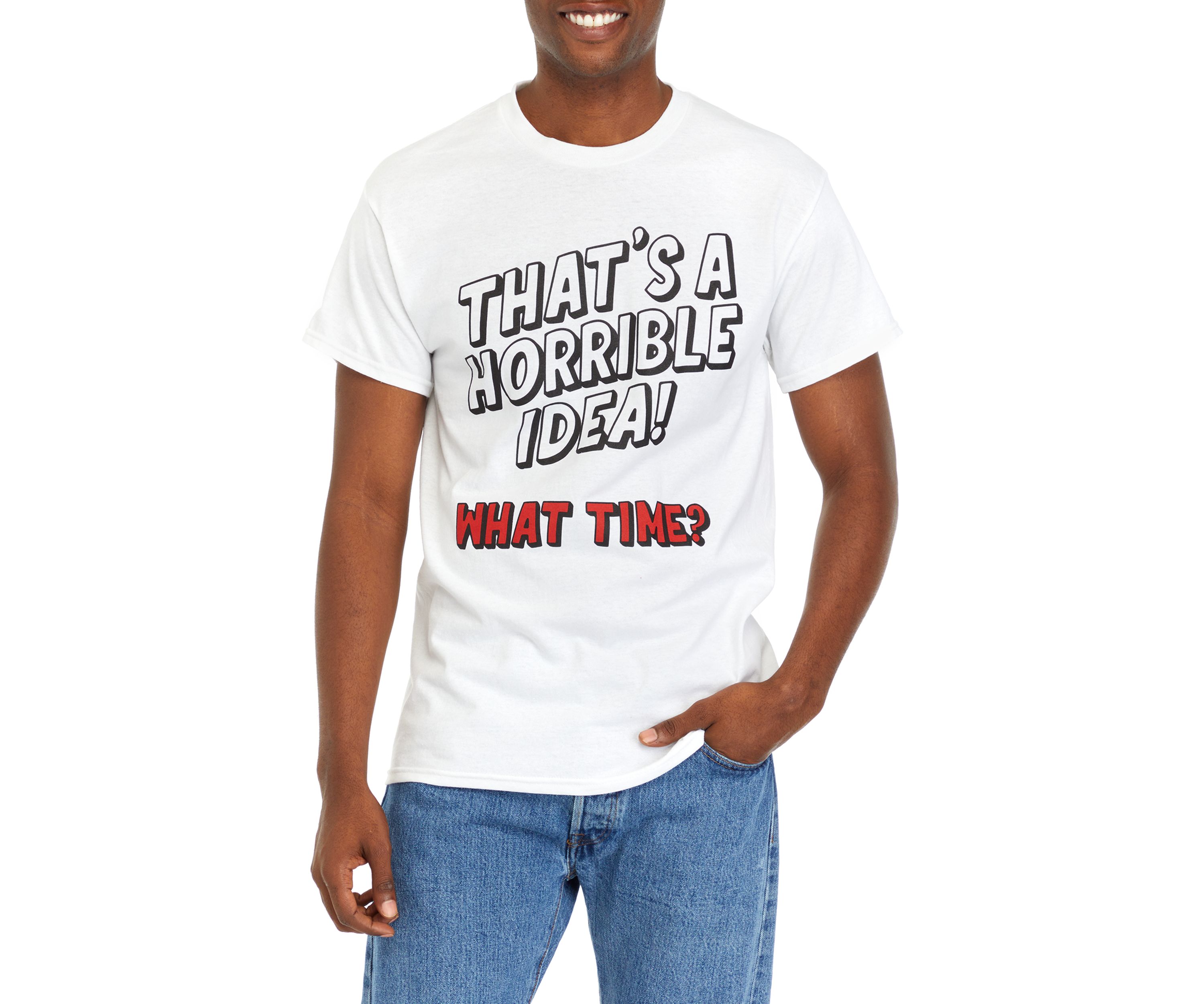 Mens What Time Graphic T-Shirt