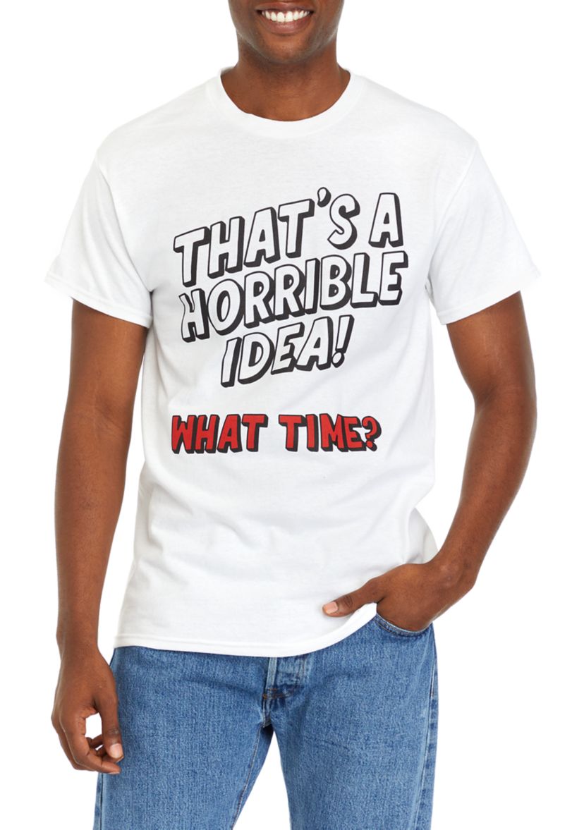 Mens What Time Graphic T-Shirt