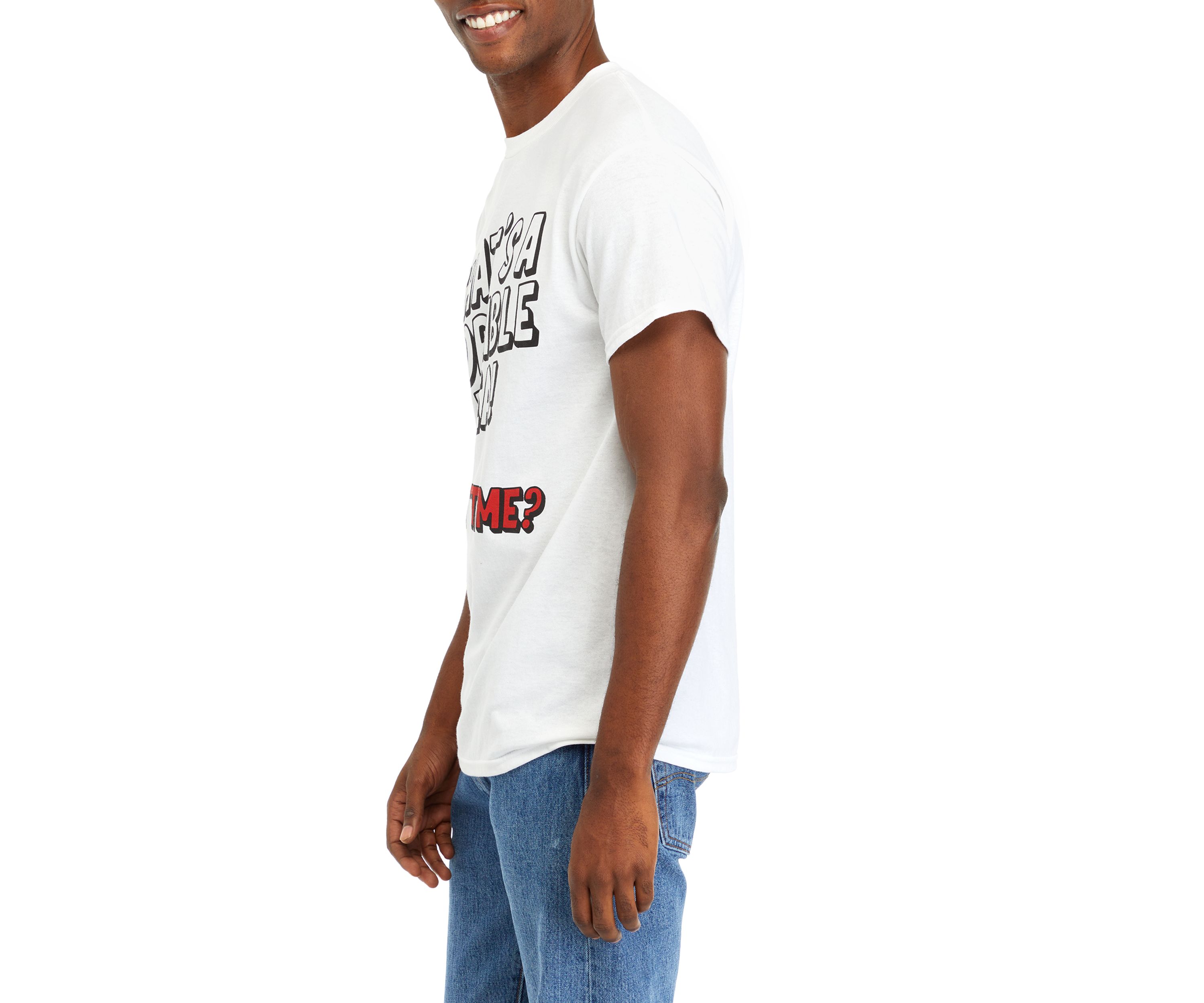 Mens What Time Graphic T-Shirt