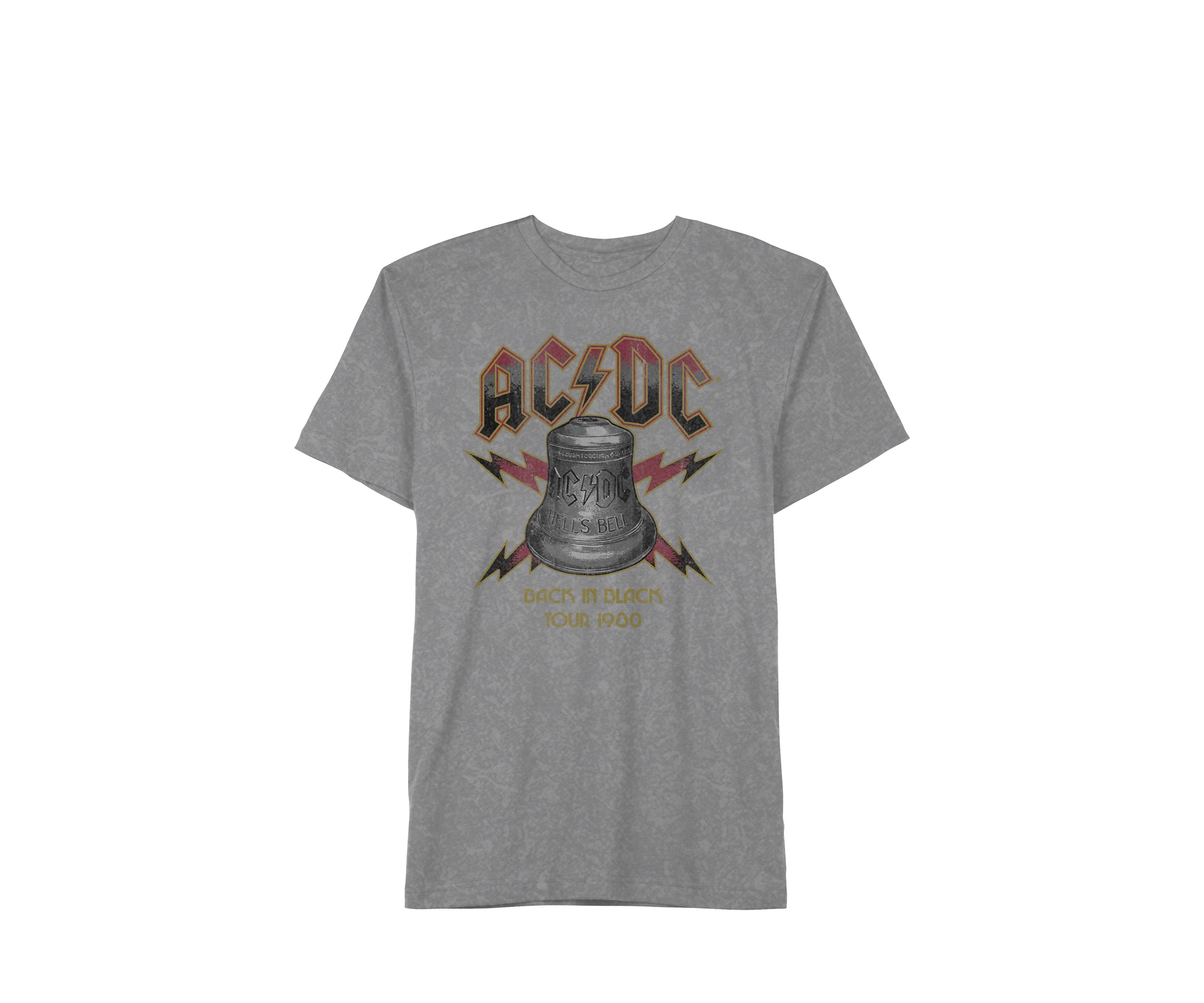 AC/DC Mineral Wash Graphic T-Shirt