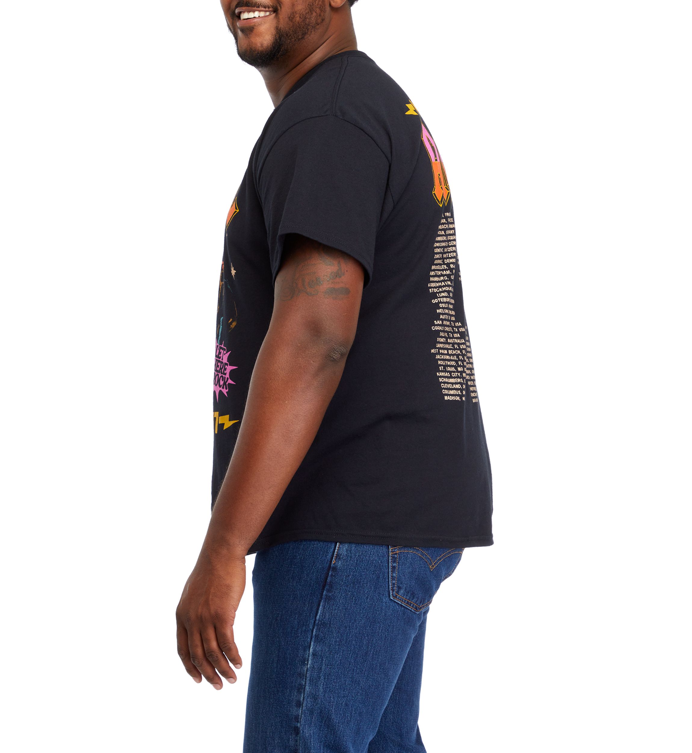 Big & Tall Short Sleeve ACDC World Tour Graphic T-Shirt