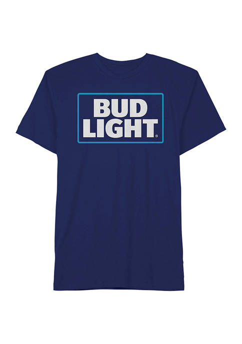 Bud Light Short Sleeve Navy Graphic T-Shirt