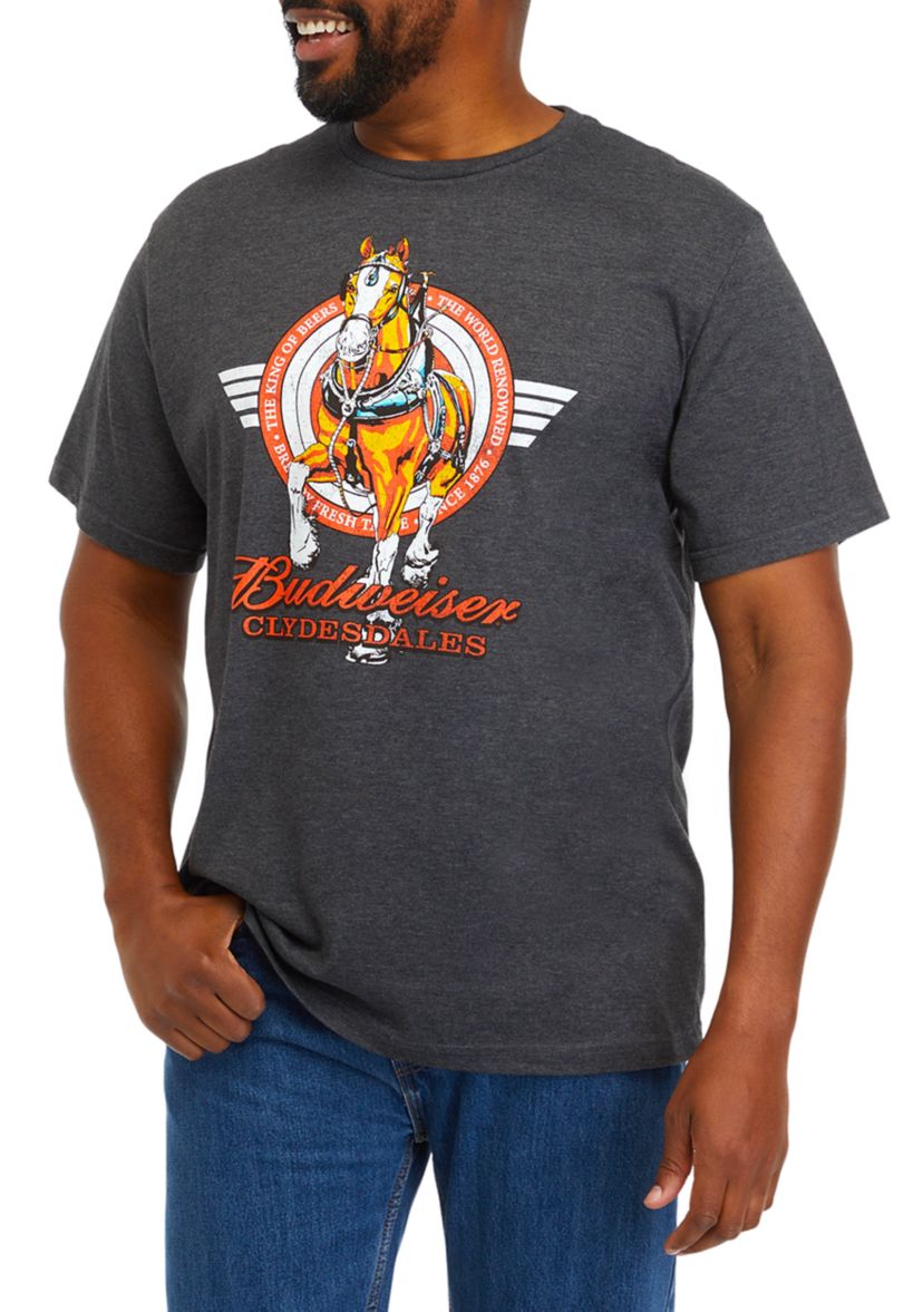 Big & Tall Short Sleeve Budweiser Graphic T-Shirt 