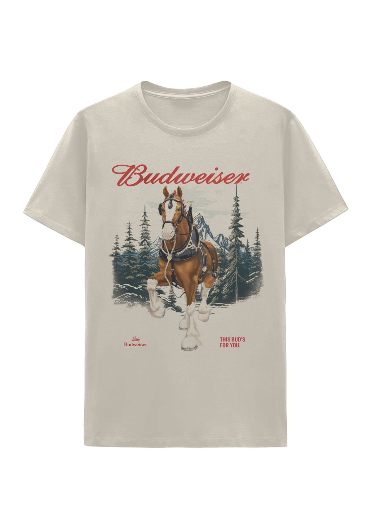 Budweiser Horse Graphic T-Shirt 