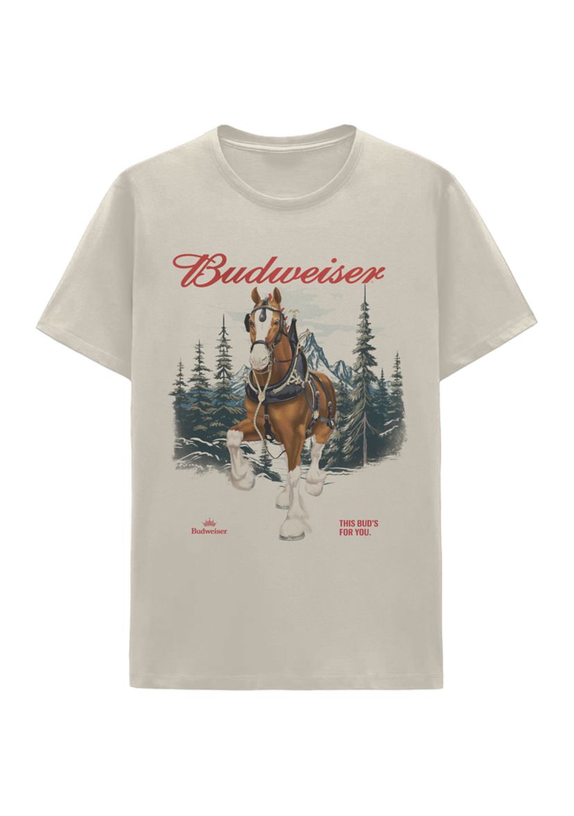 Budweiser Horse Graphic T-Shirt 