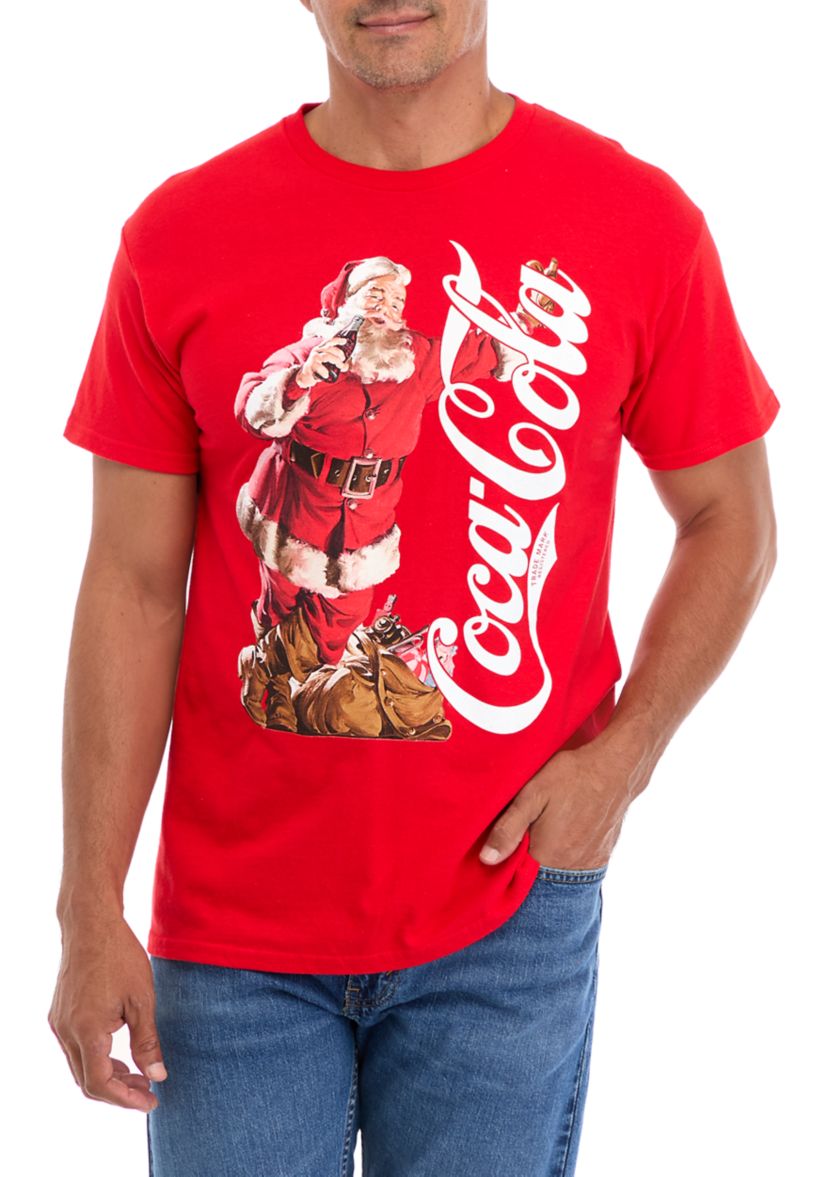 Santas Coke Short Sleeve Graphic T-Shirt