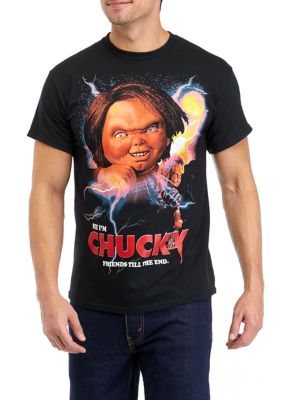 Hybrid Promotions Men's Chucky Until the End Graphic T-Shirt
