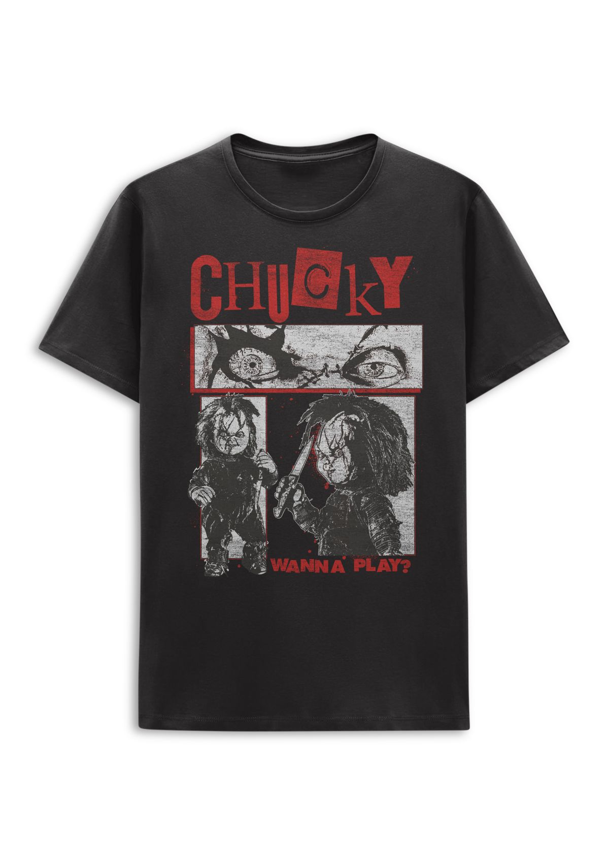Wanna Play Chucky Graphic T-Shirt
