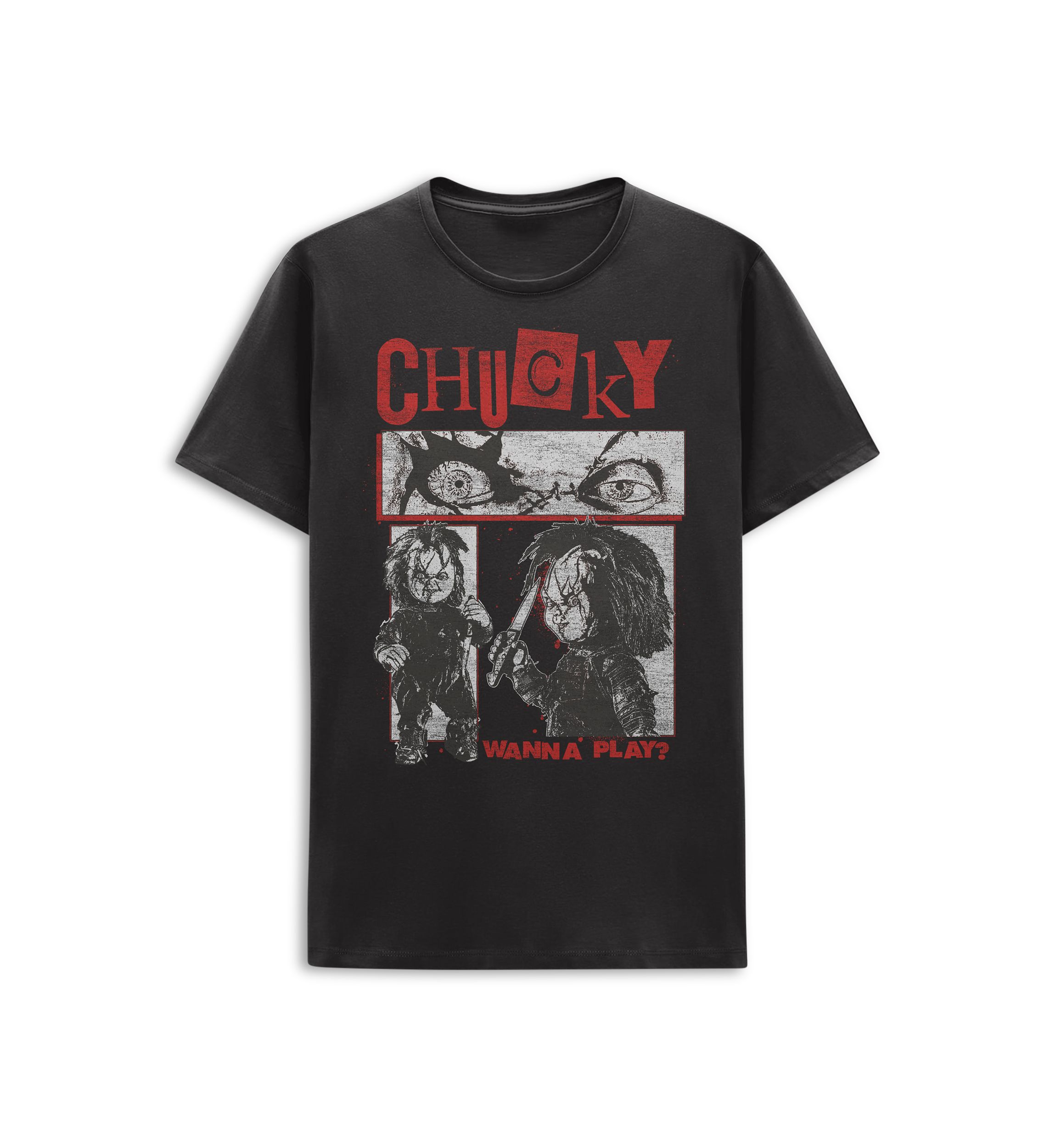 Wanna Play Chucky Graphic T-Shirt