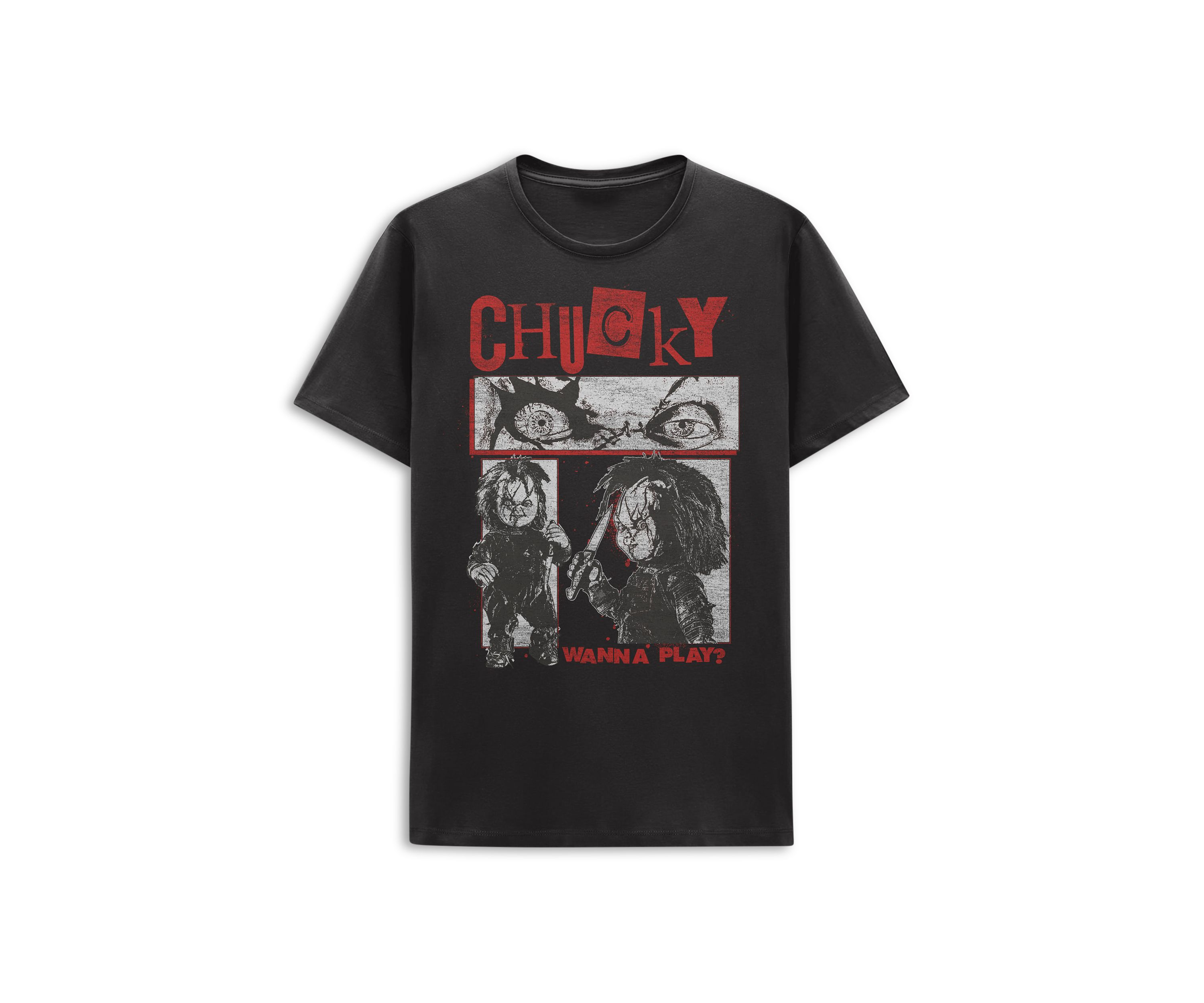 Wanna Play Chucky Graphic T-Shirt