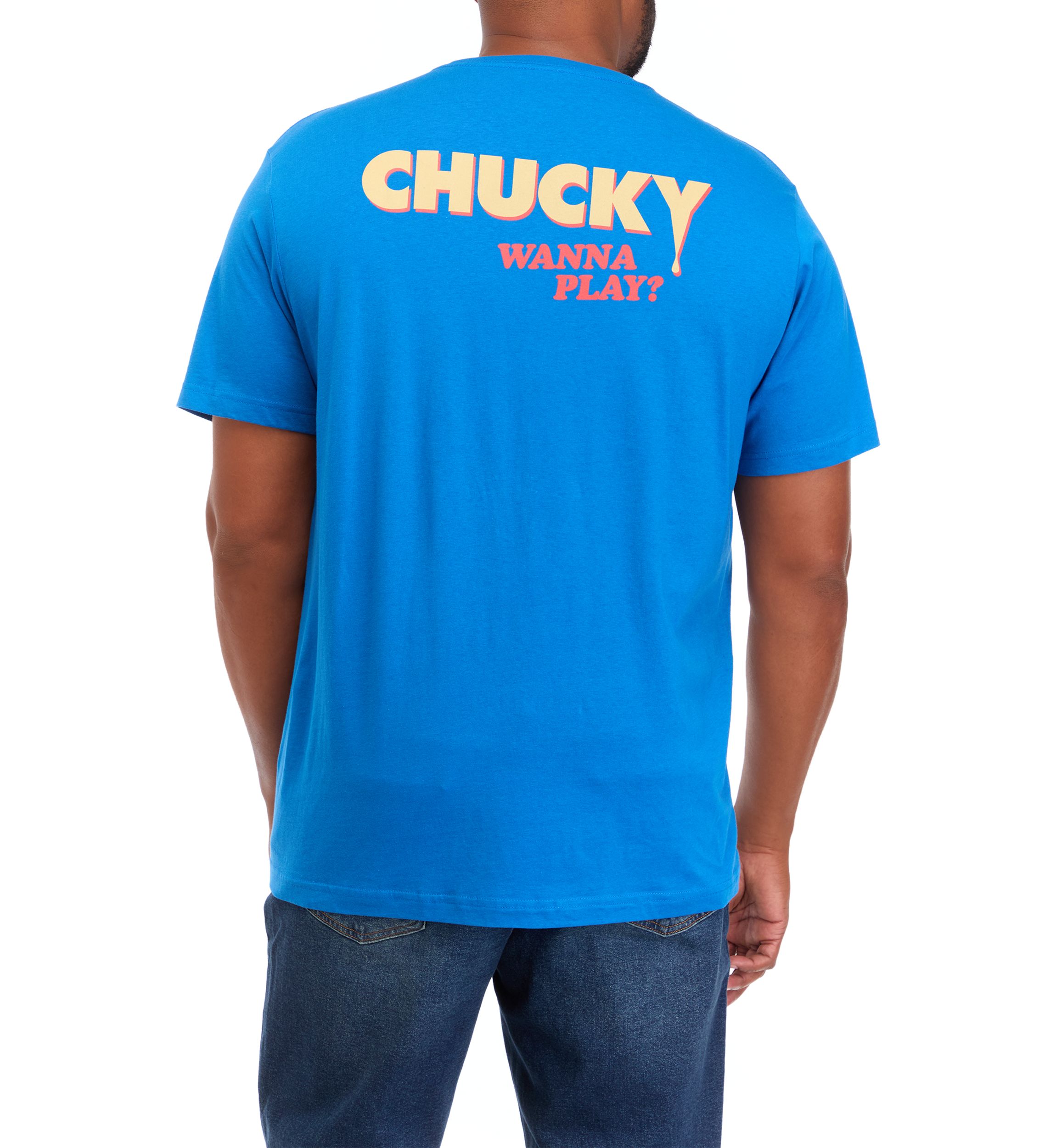 Big & Tall Short Sleeve VHS Cover Chucky Graphic T-Shirt