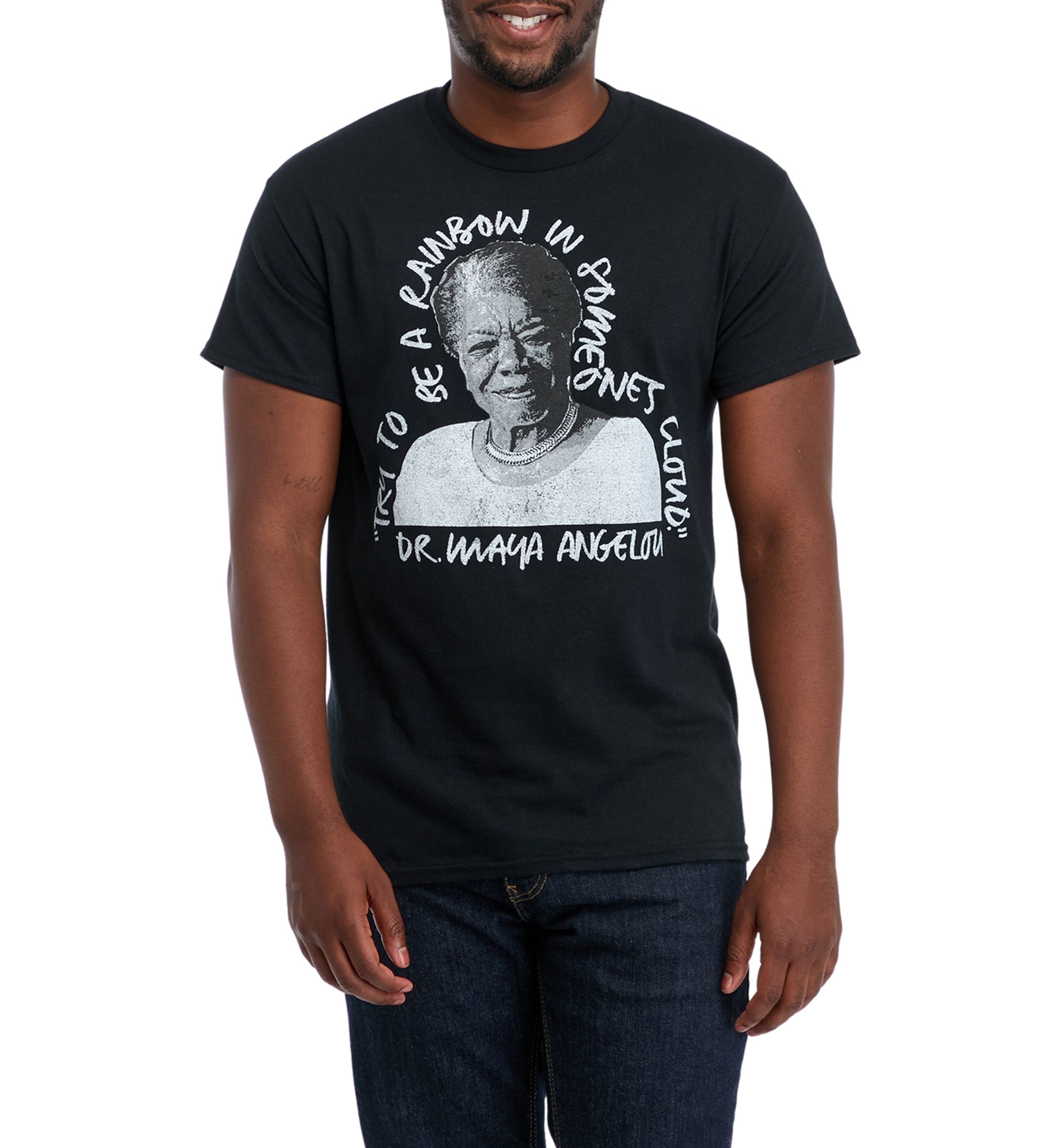 Mens Maya Rainbow Graphic T-Shirt