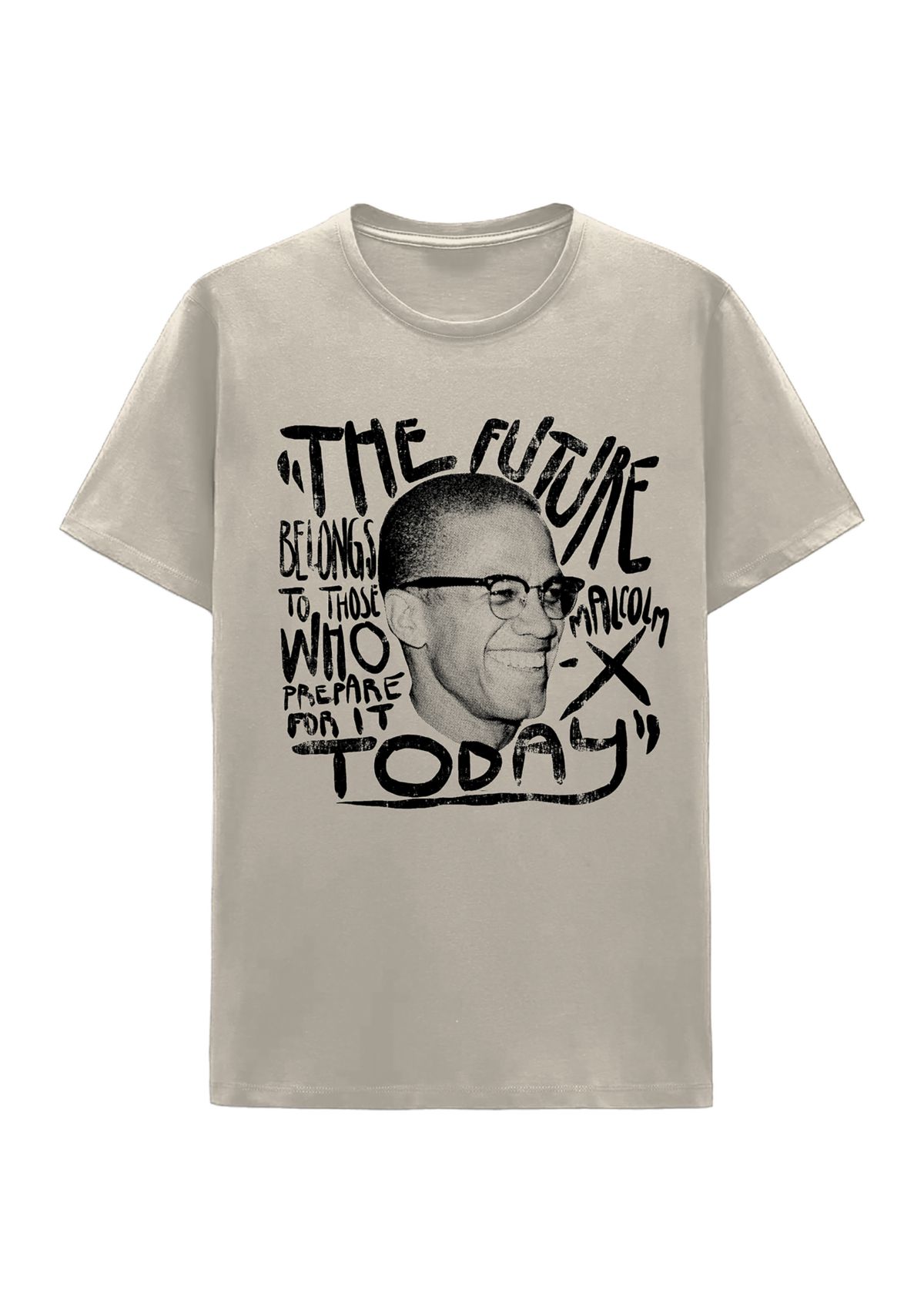 Mens Malcolm X Future Graphic T-Shirt