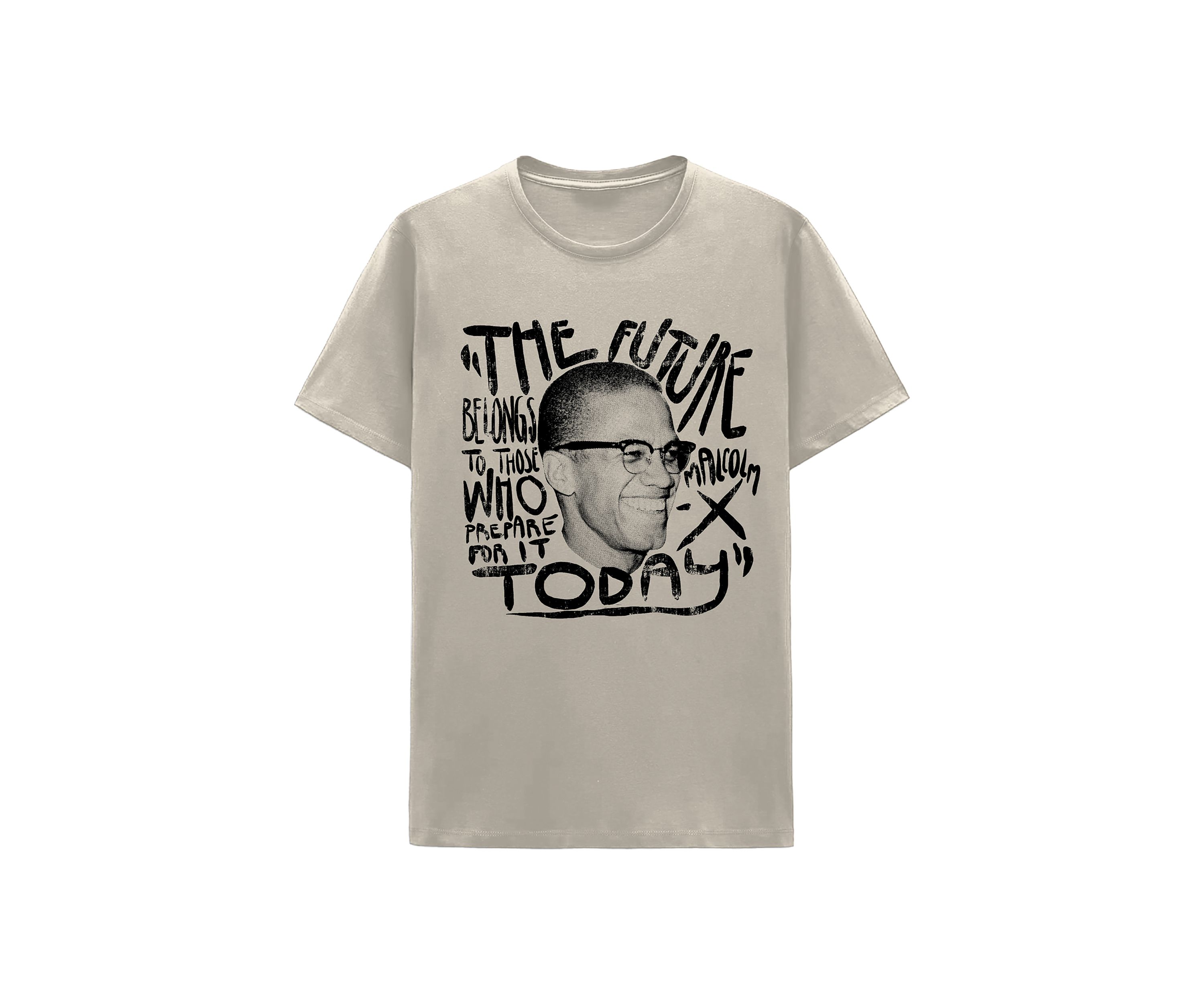 Mens Malcolm X Future Graphic T-Shirt