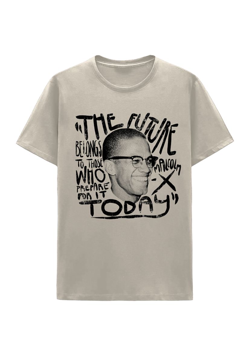 Mens Malcolm X Future Graphic T-Shirt