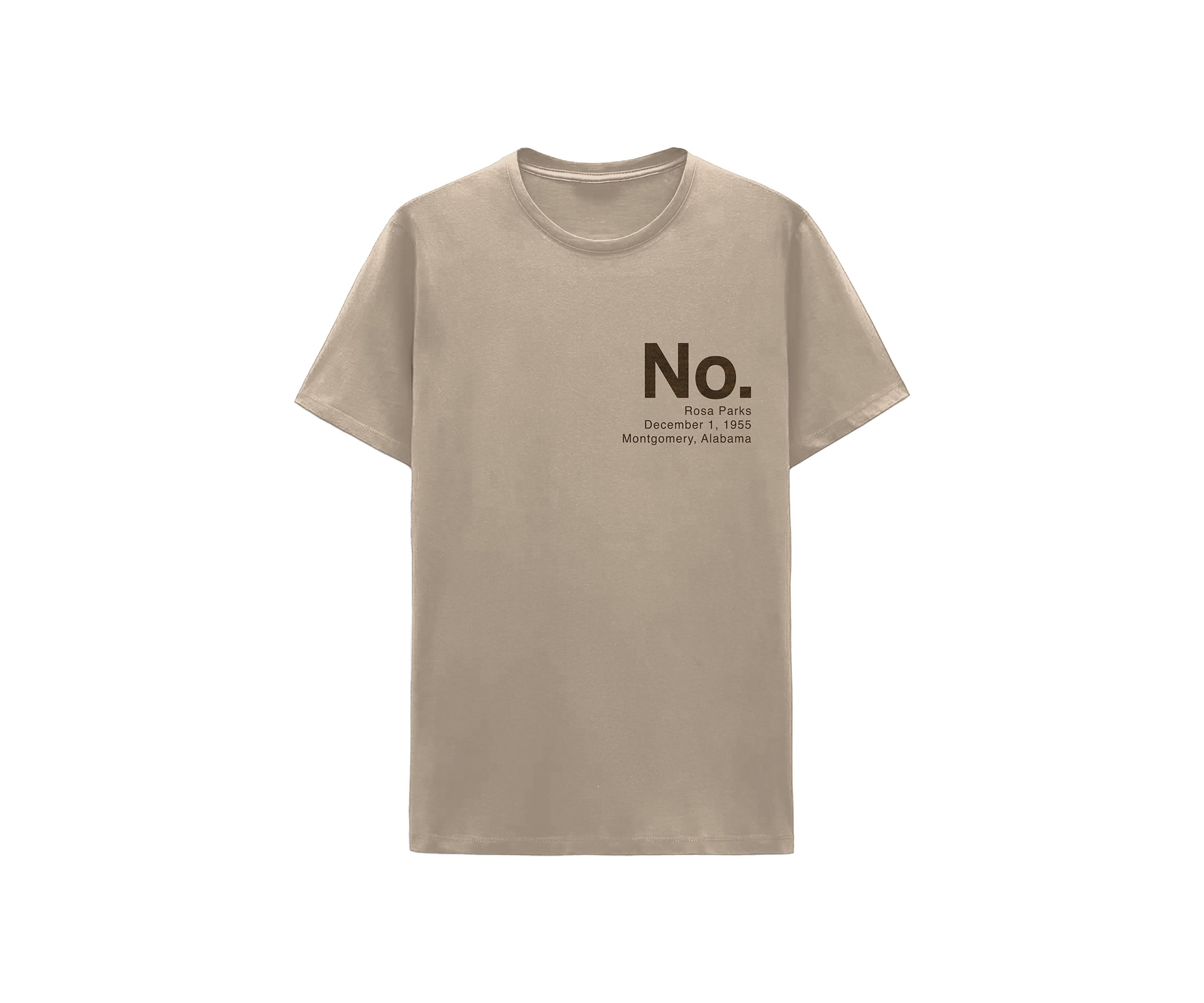 Mens Rosa Parks No Graphic T-Shirt