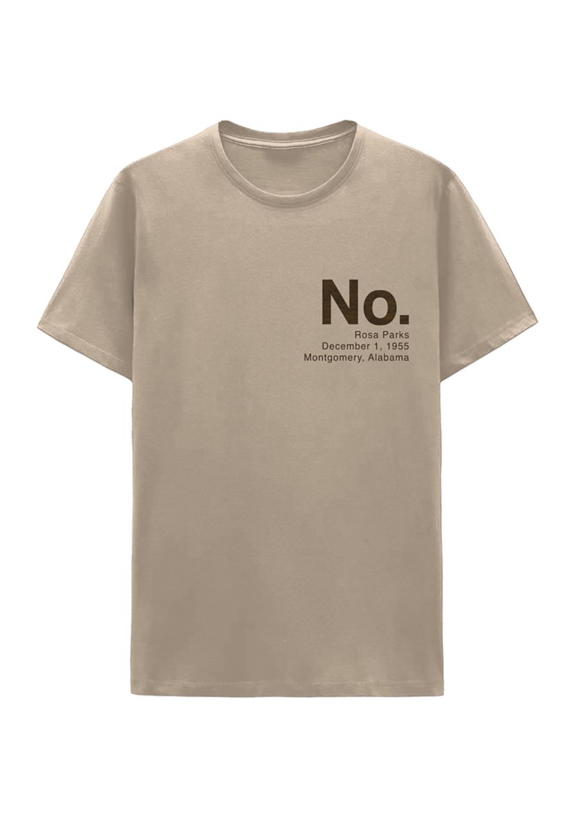 Mens Rosa Parks No Graphic T-Shirt