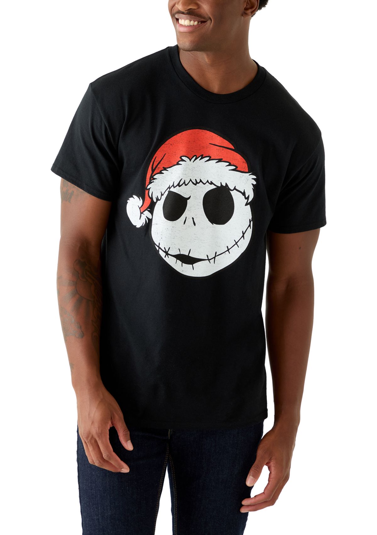 Mens Graphic Santa Jack T-Shirt