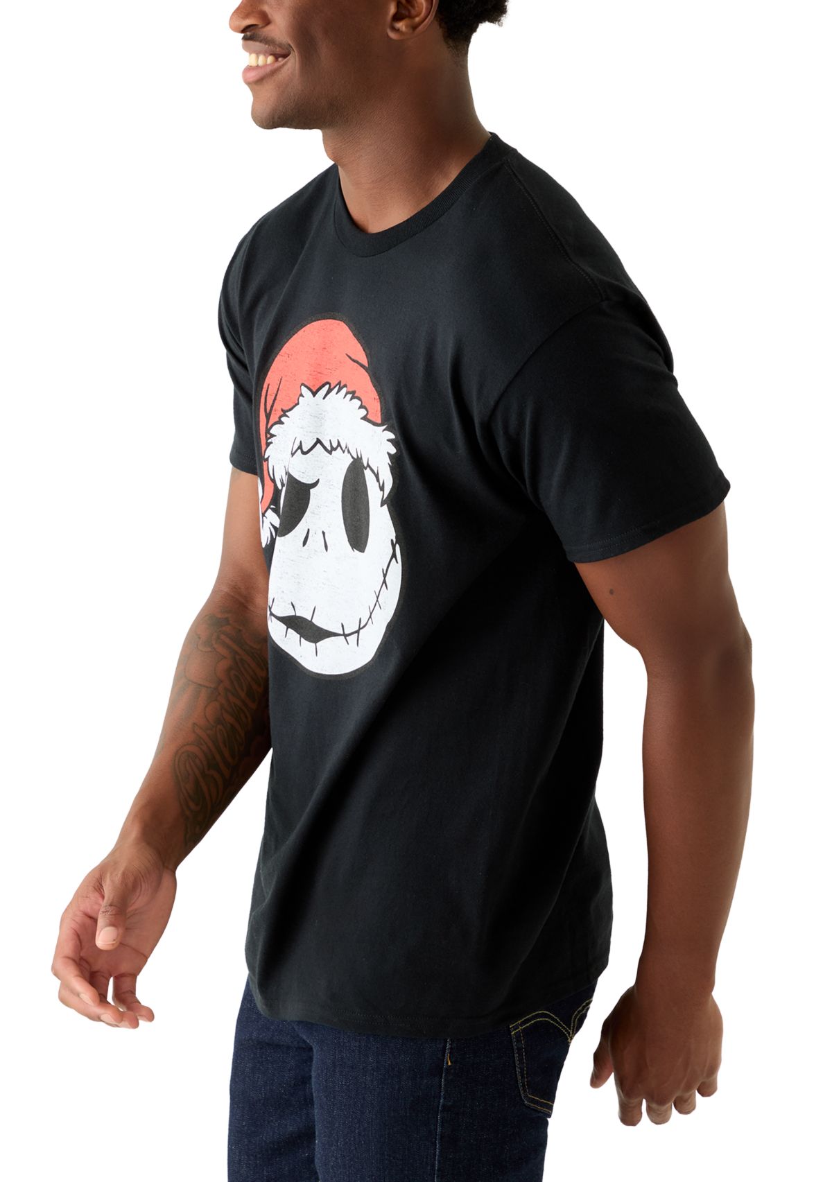 Mens Graphic Santa Jack T-Shirt