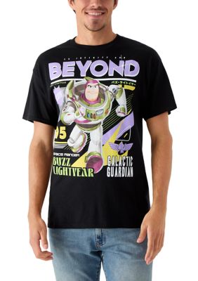 Disney Pixar Men's Short Sleeve Buzz Lightyear Graphic T-Shirt
