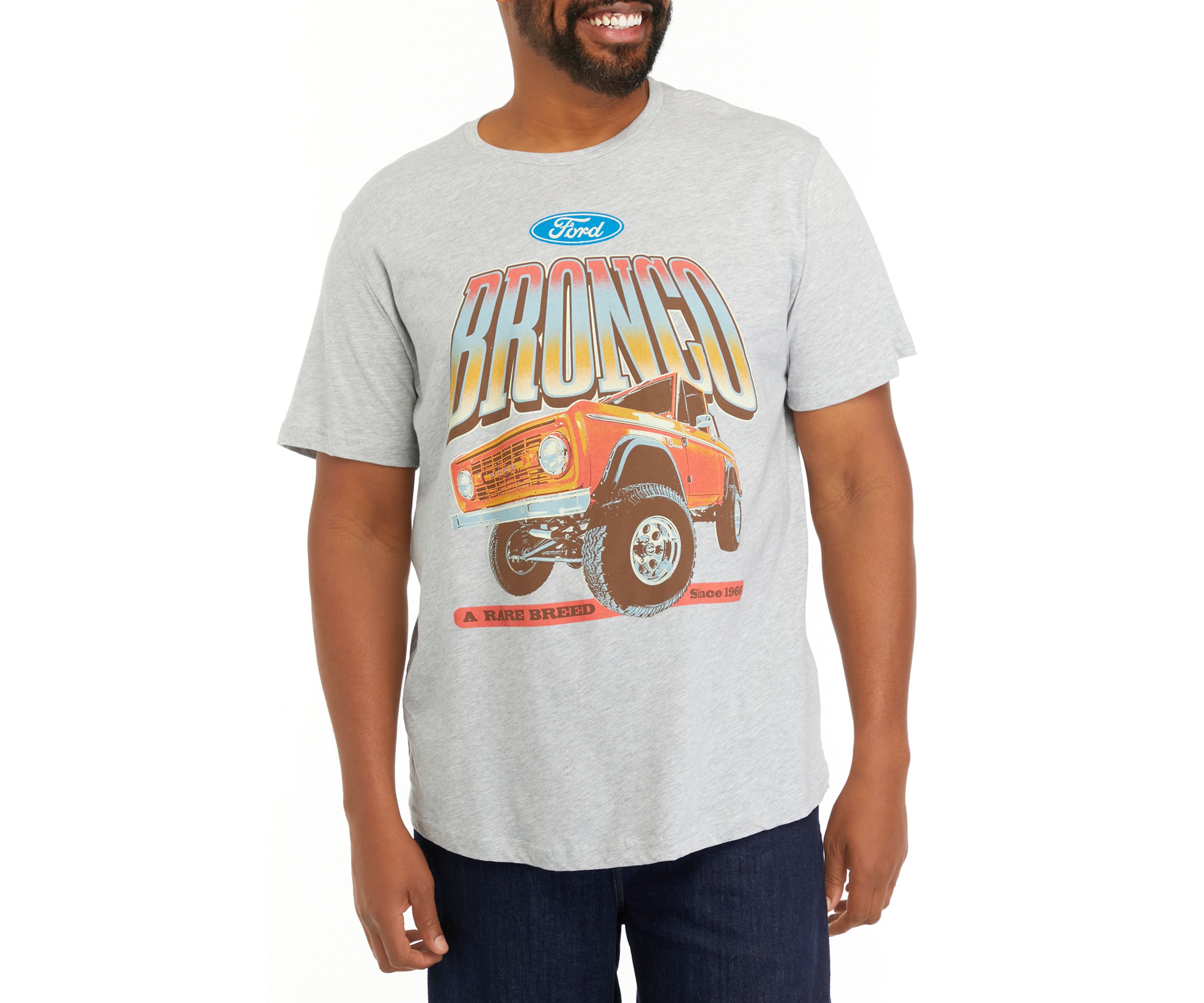 Big & Tall Ford Bronco Short Sleeve Graphic T-Shirt