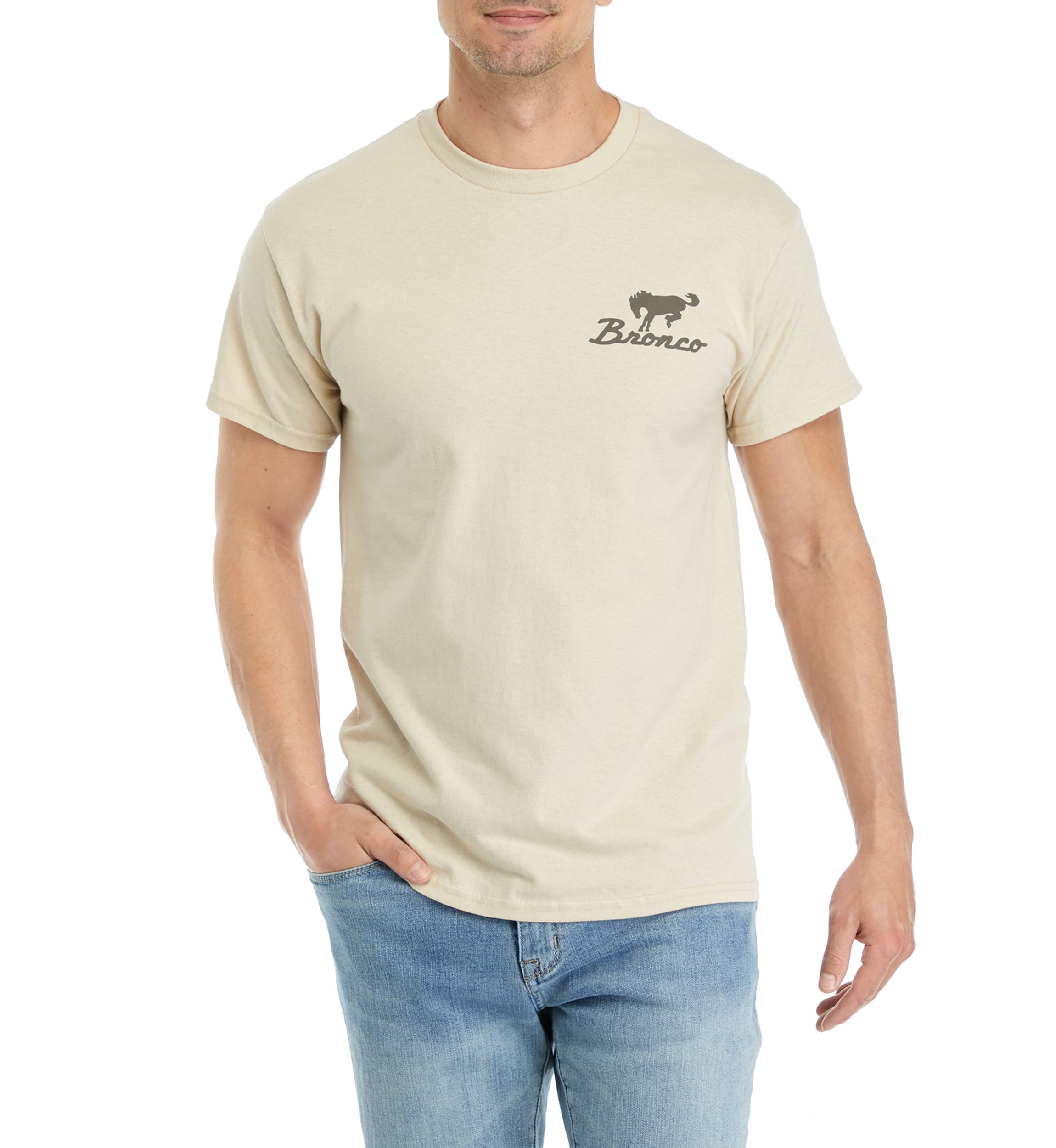 Tough Free-Wheelin Ford Bronco Graphic T-Shirt 