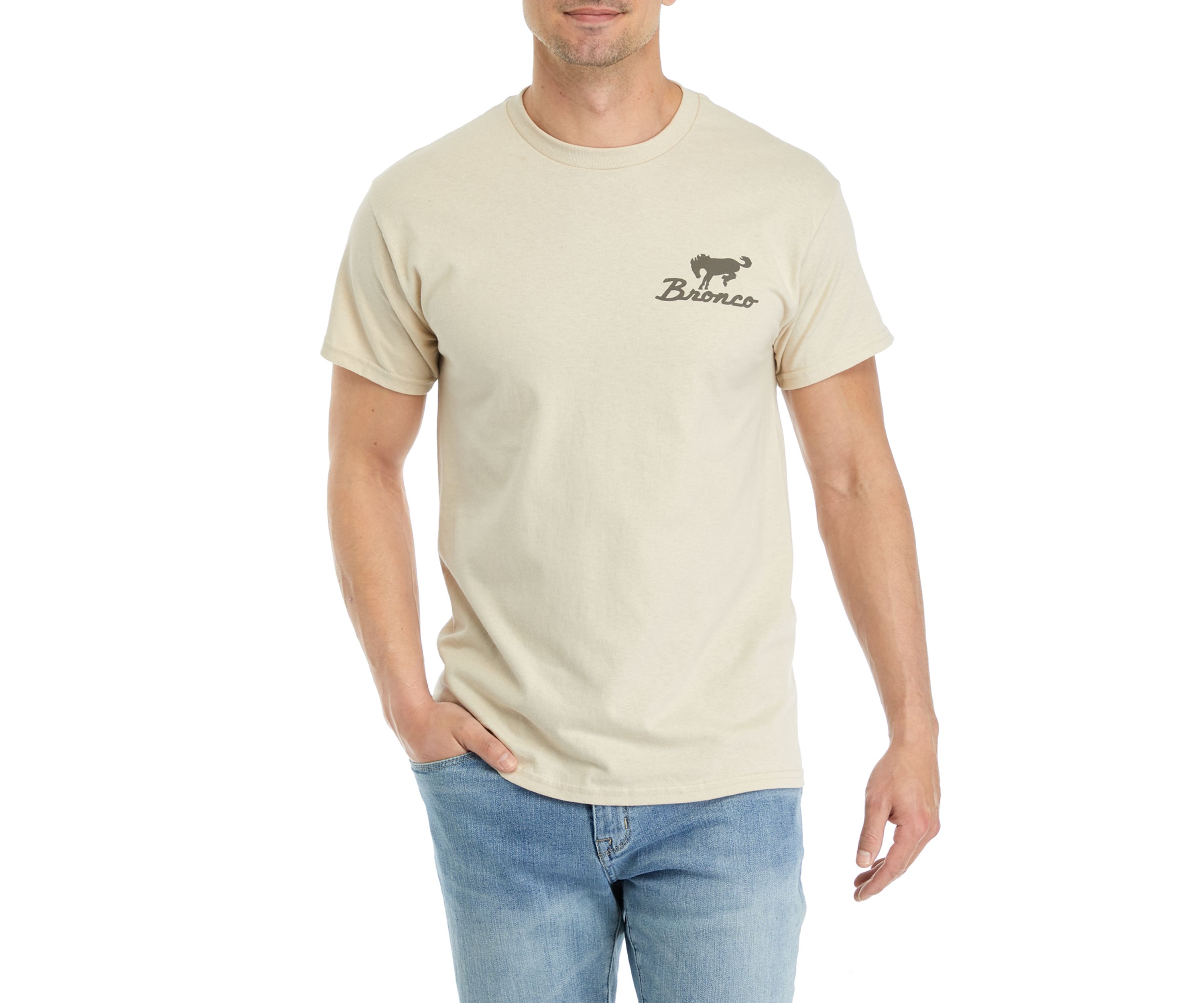 Tough Free-Wheelin Ford Bronco Graphic T-Shirt 