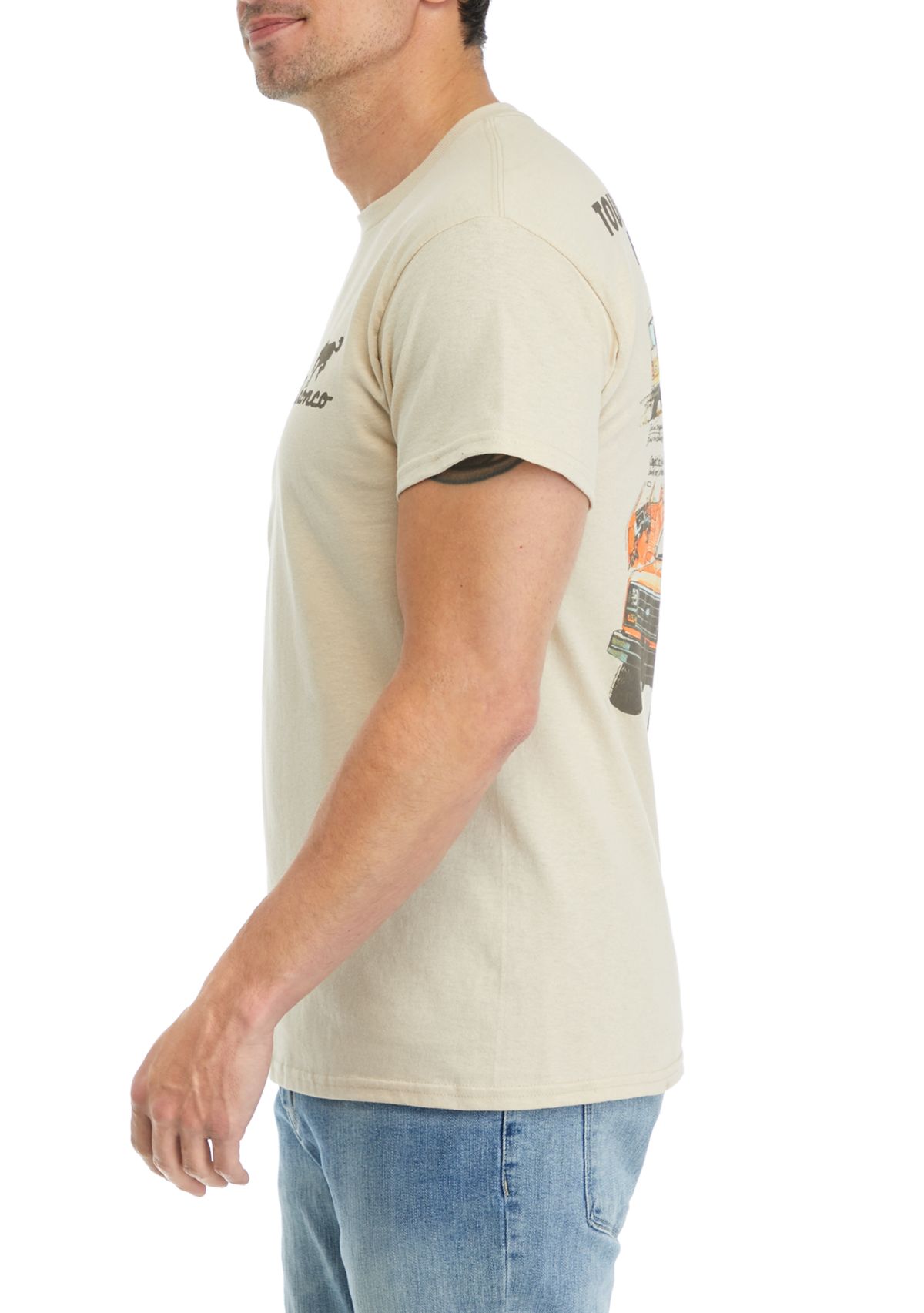 Tough Free-Wheelin Ford Bronco Graphic T-Shirt 