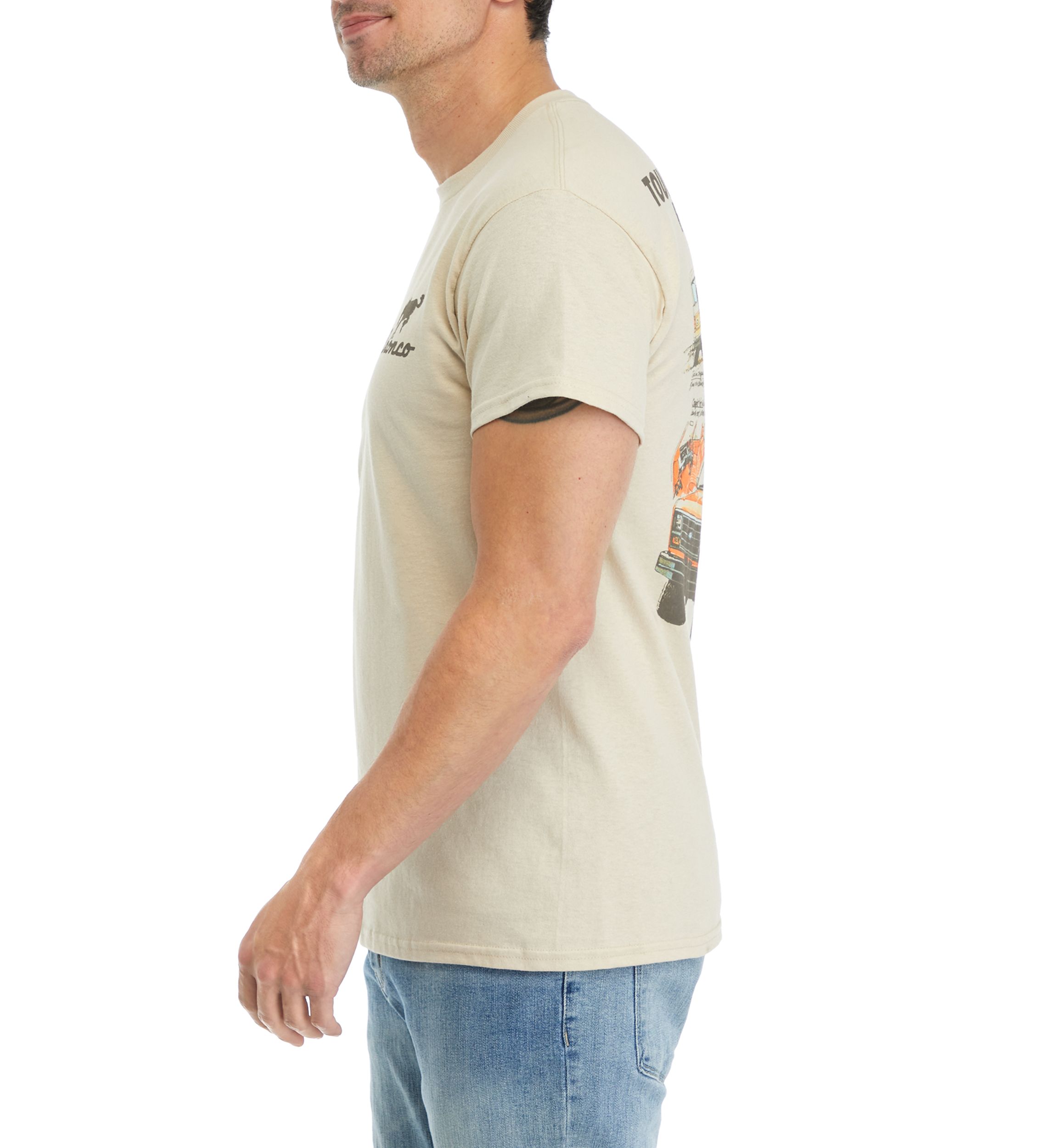 Tough Free-Wheelin Ford Bronco Graphic T-Shirt 