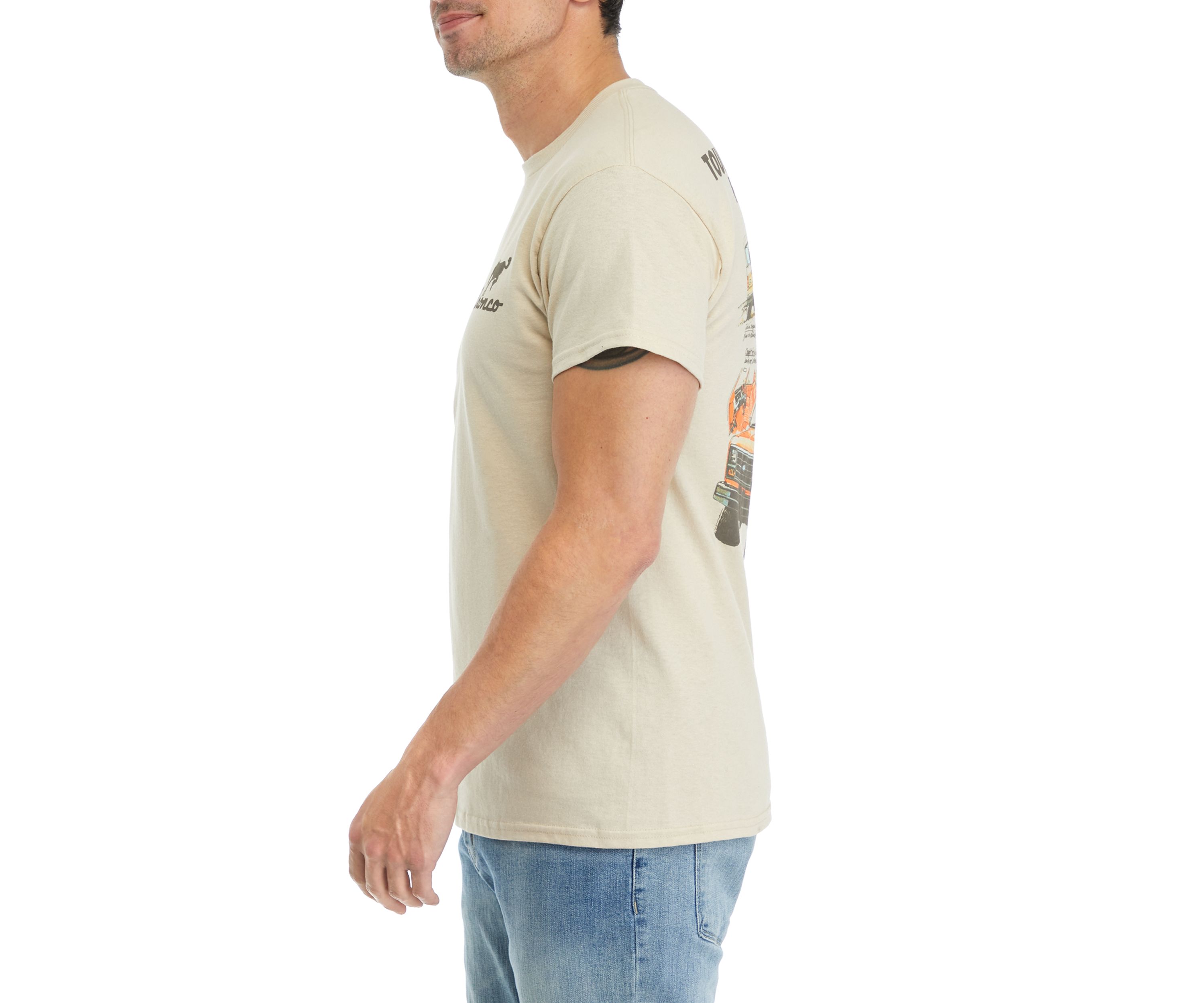 Tough Free-Wheelin Ford Bronco Graphic T-Shirt 