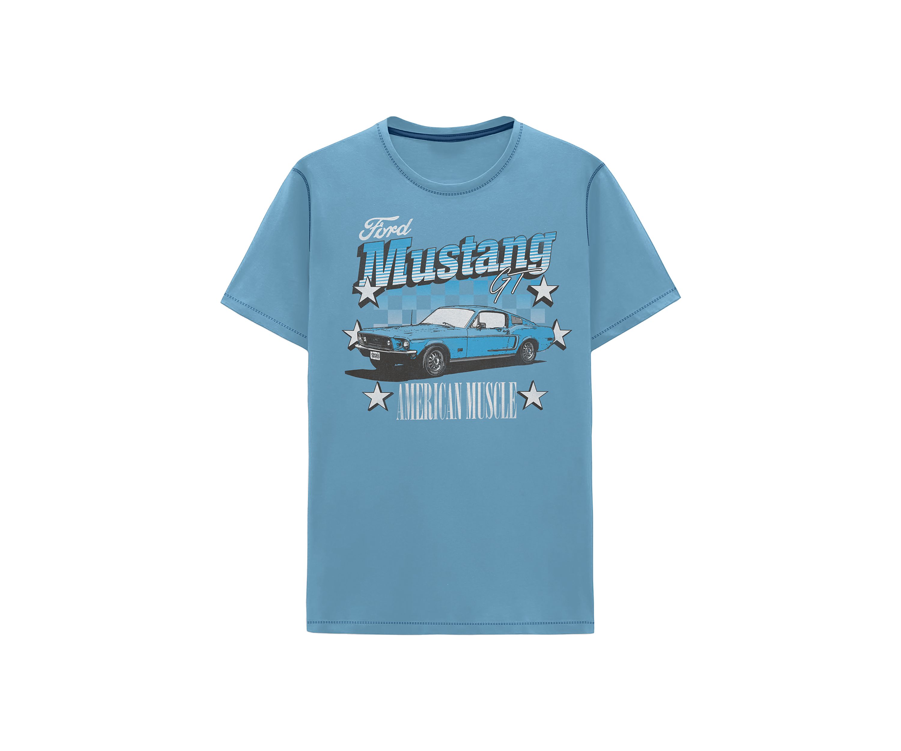 Mustang Stars Graphic T-Shirt 