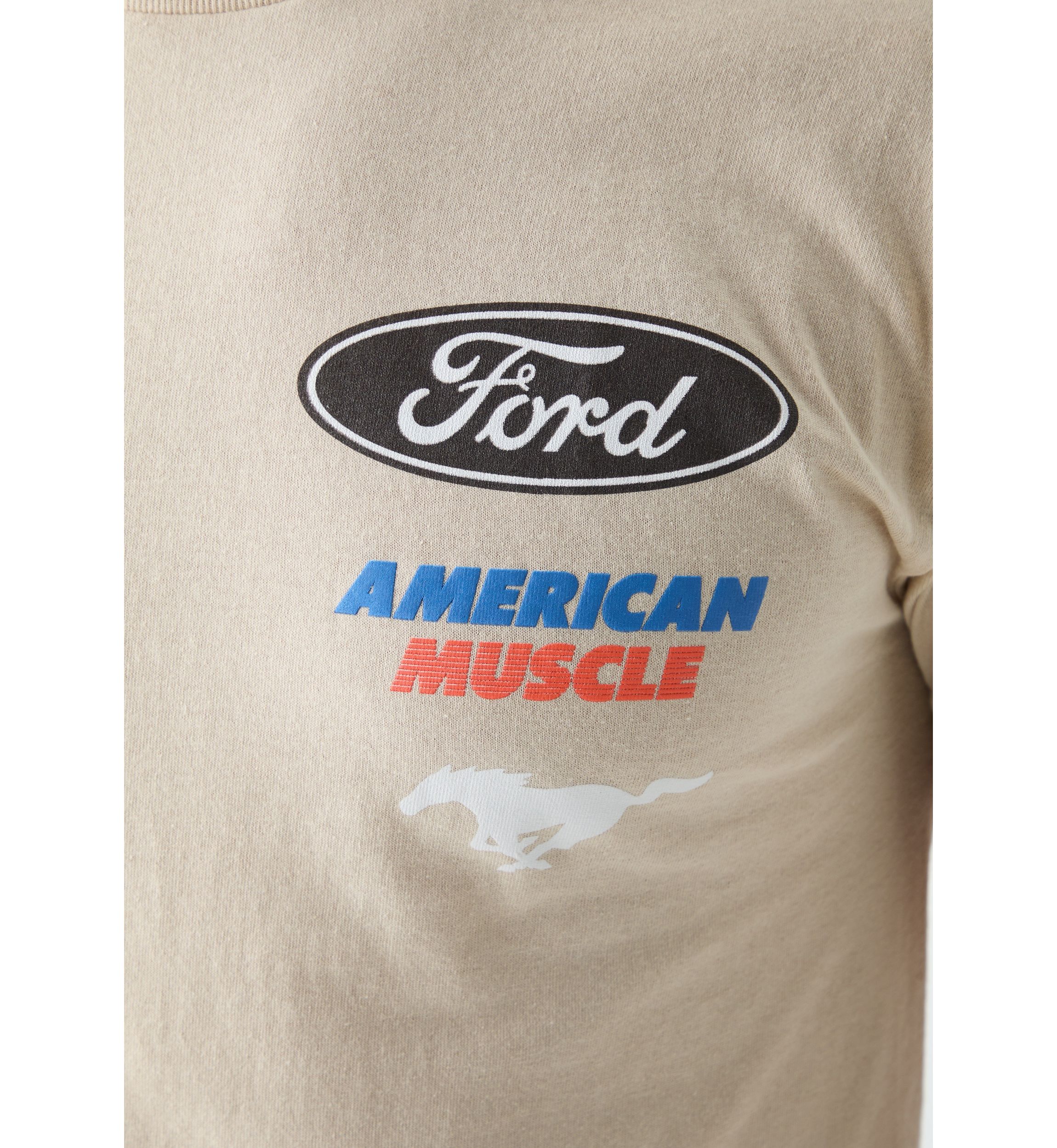 Mens American Muscle Mustang Graphic T-Shirt