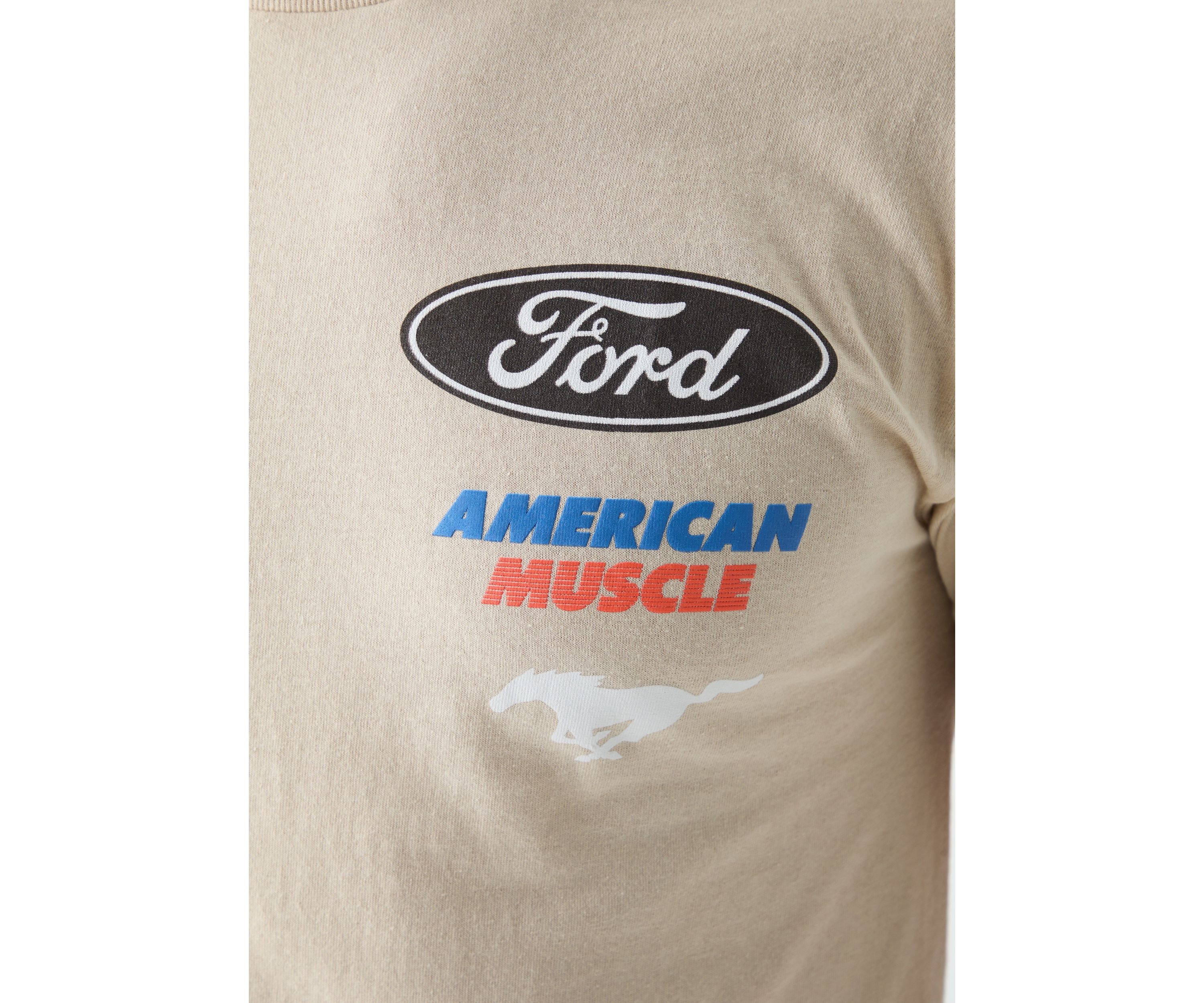 Mens American Muscle Mustang Graphic T-Shirt