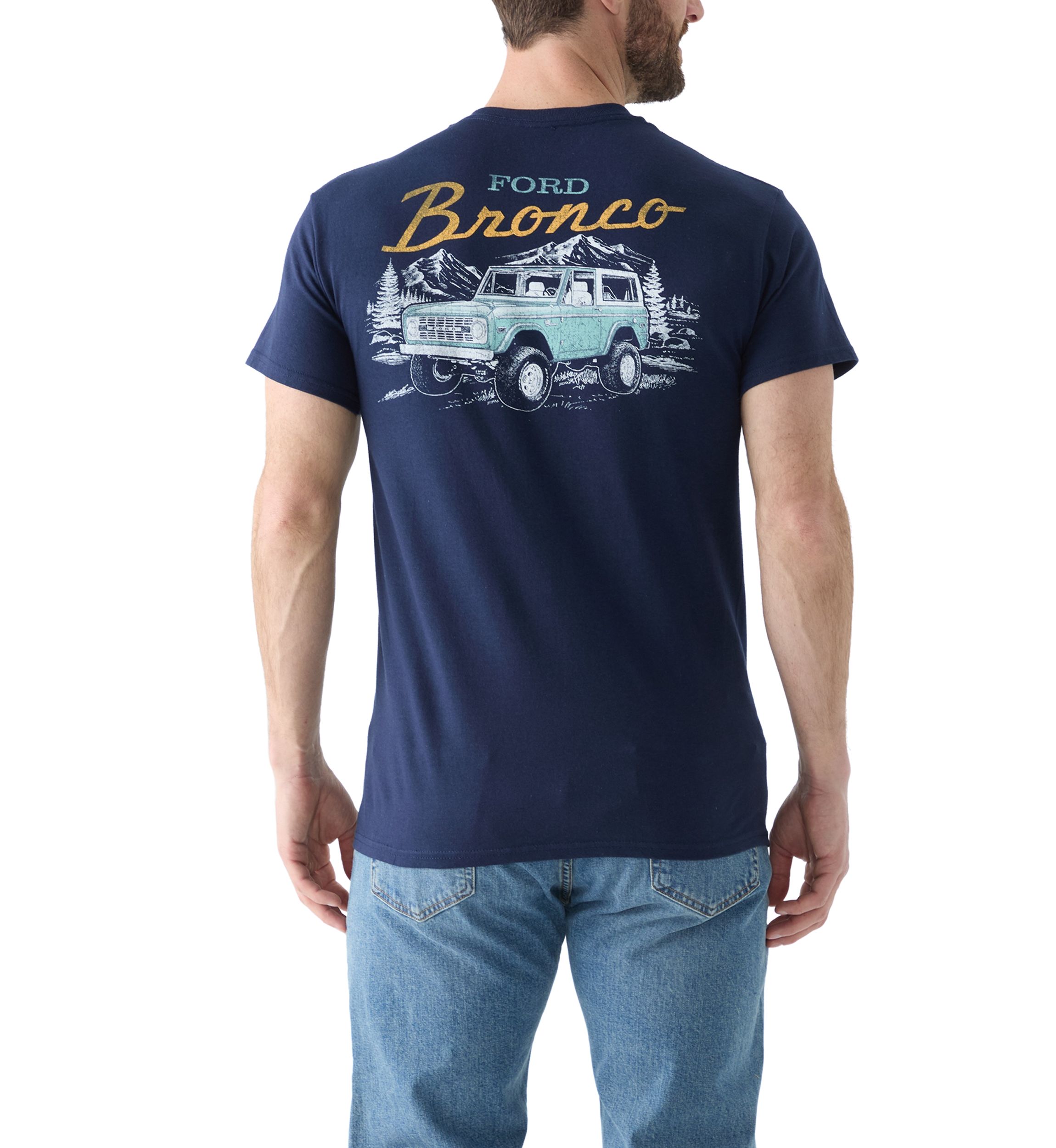 Mens Bronco Off Road Graphic T-Shirt