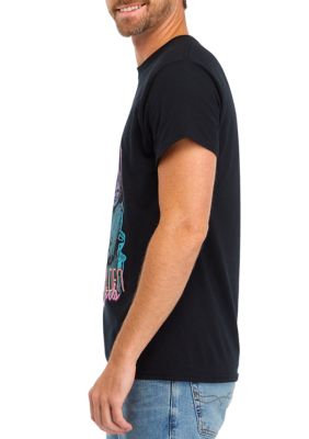 Contrast Gradient Graphic T-Shirt