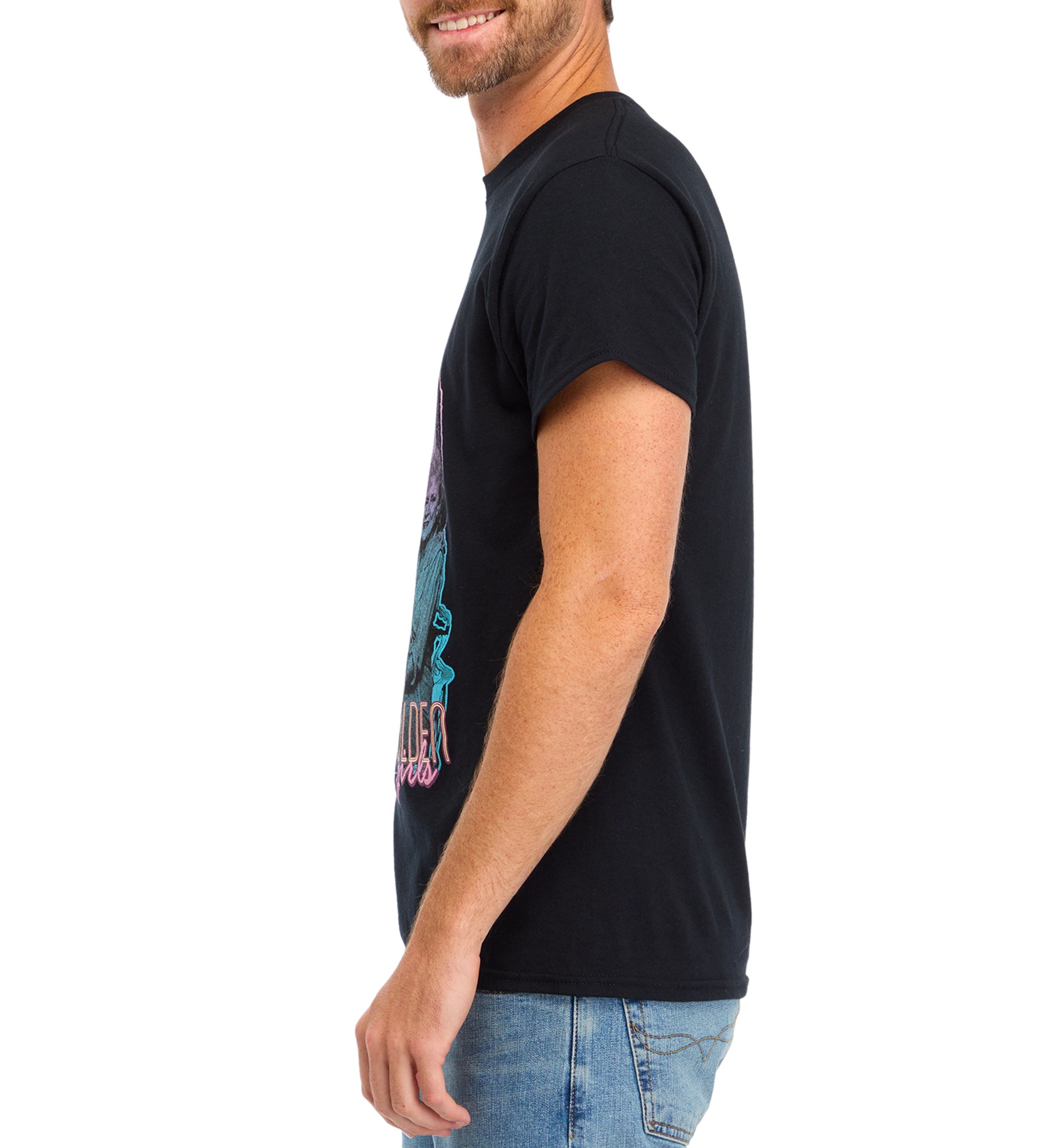 Contrast Gradient Graphic T-Shirt
